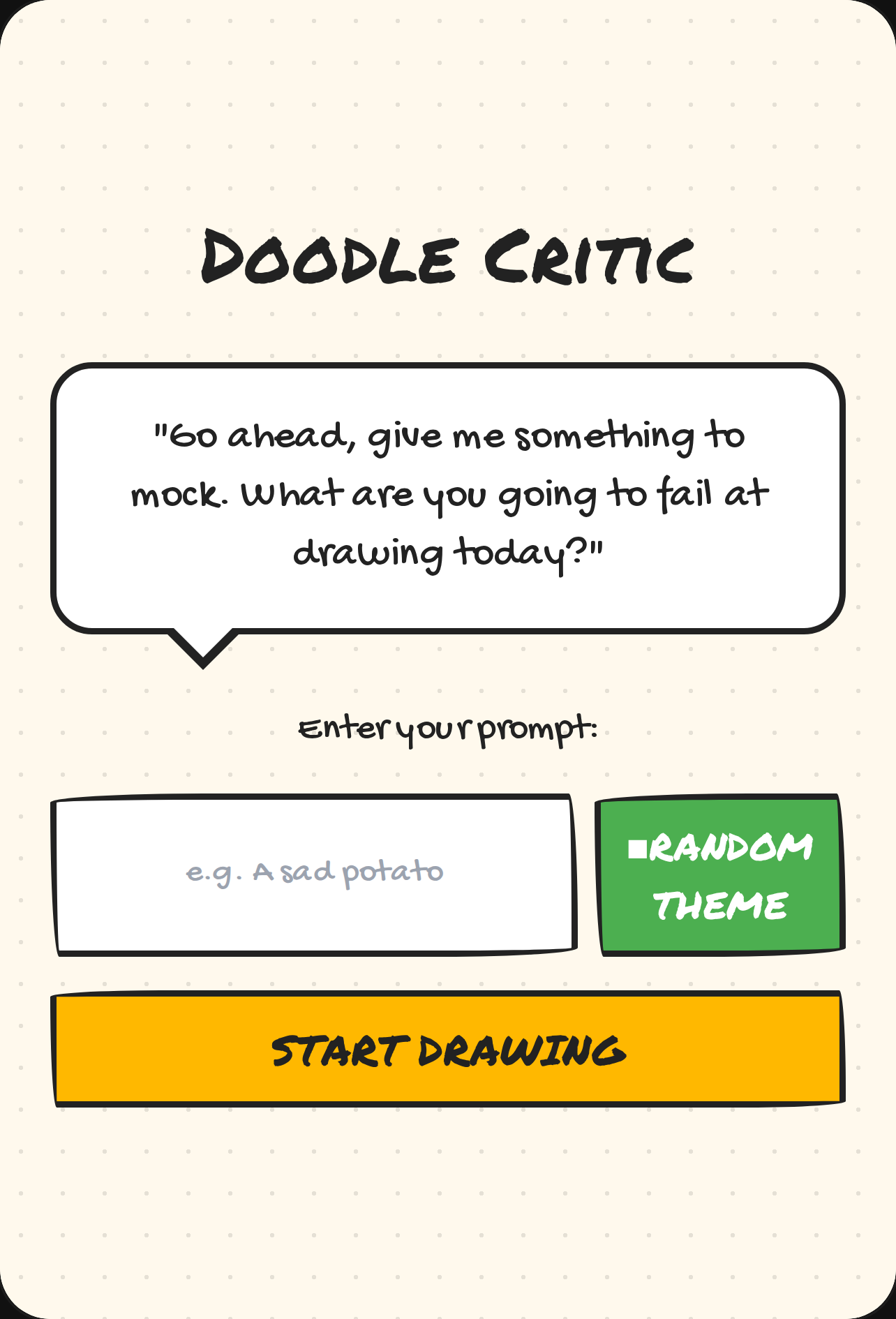 Doodle Critic cover