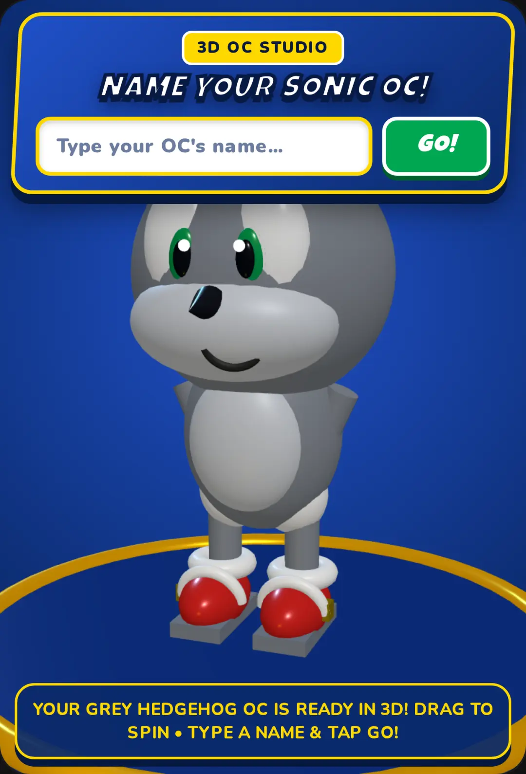 Sonic OC 3D Studio cover