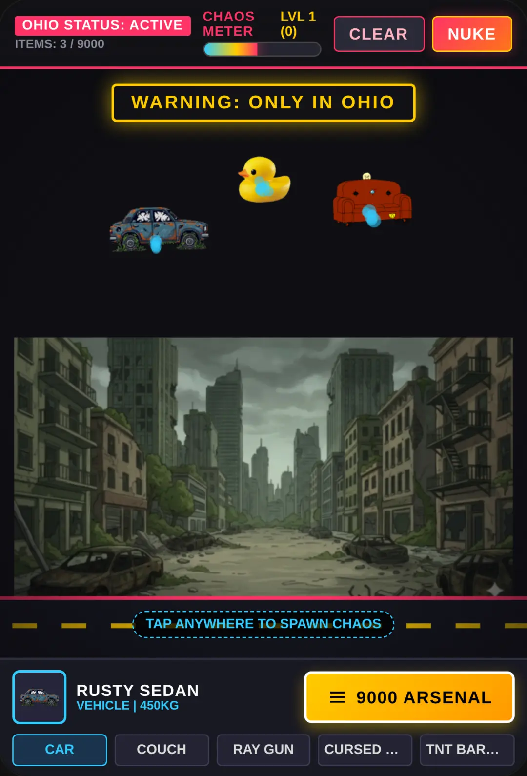 OHIO MAYHEM: 9000 ITEMS SANDBOX cover