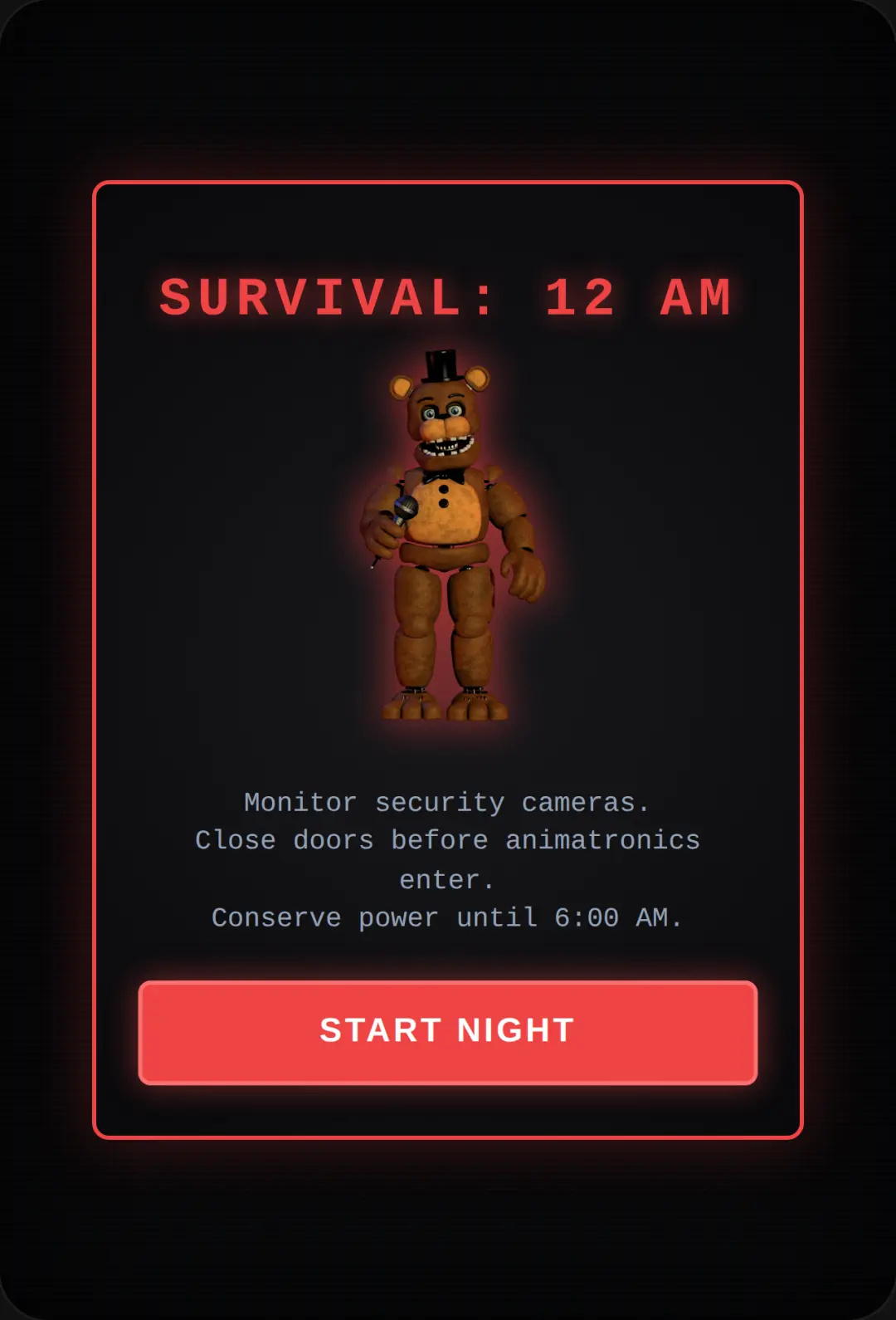 Five Nights: Survival Office cover