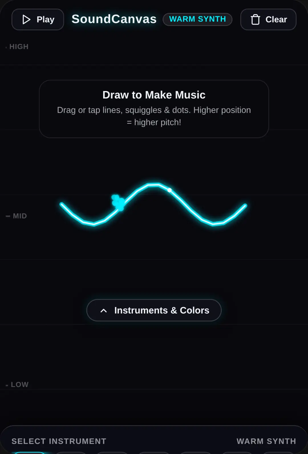 SoundCanvas - Musical Glowing Lines cover