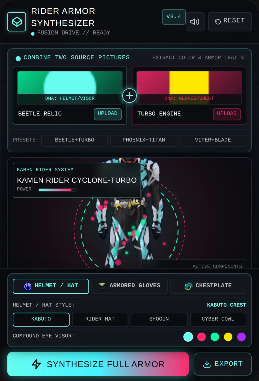 Kamen Rider Fusion System cover