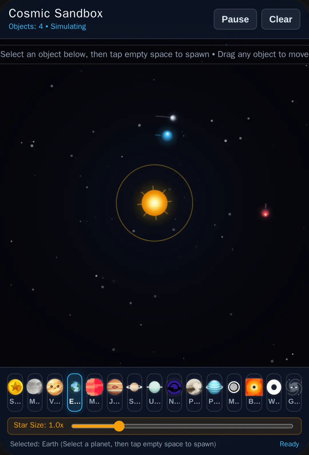 Crazy solar system sandbox game cover