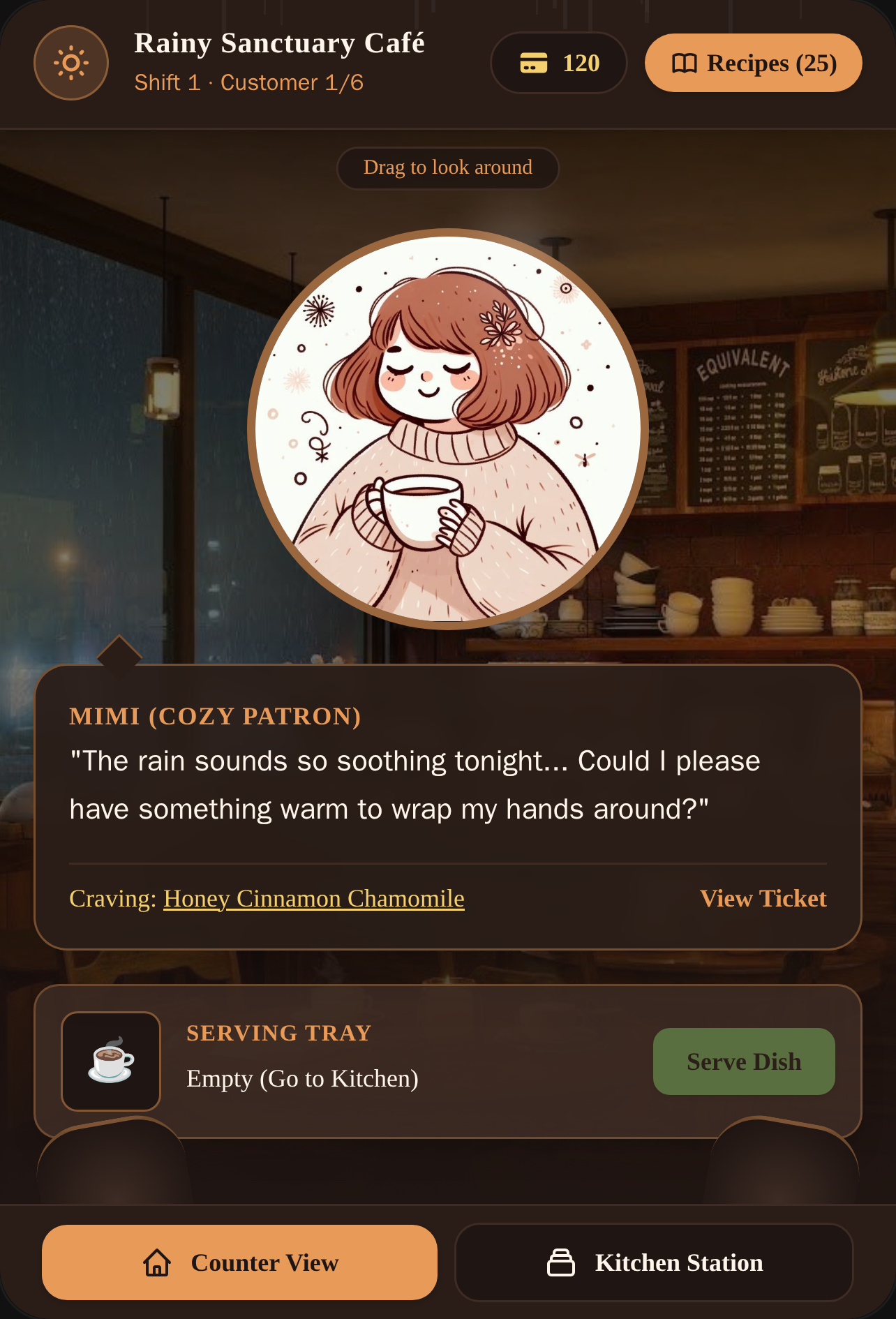 Rainy Sanctuary Café cover
