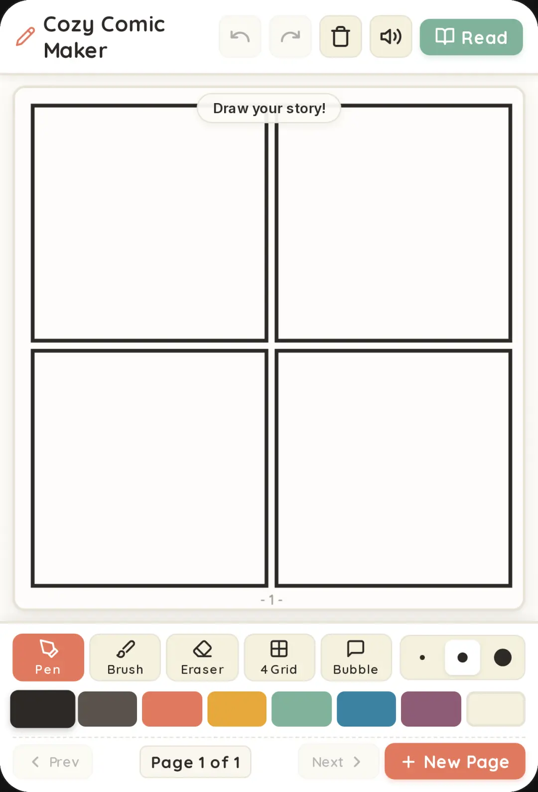 Cozy Comic Maker cover