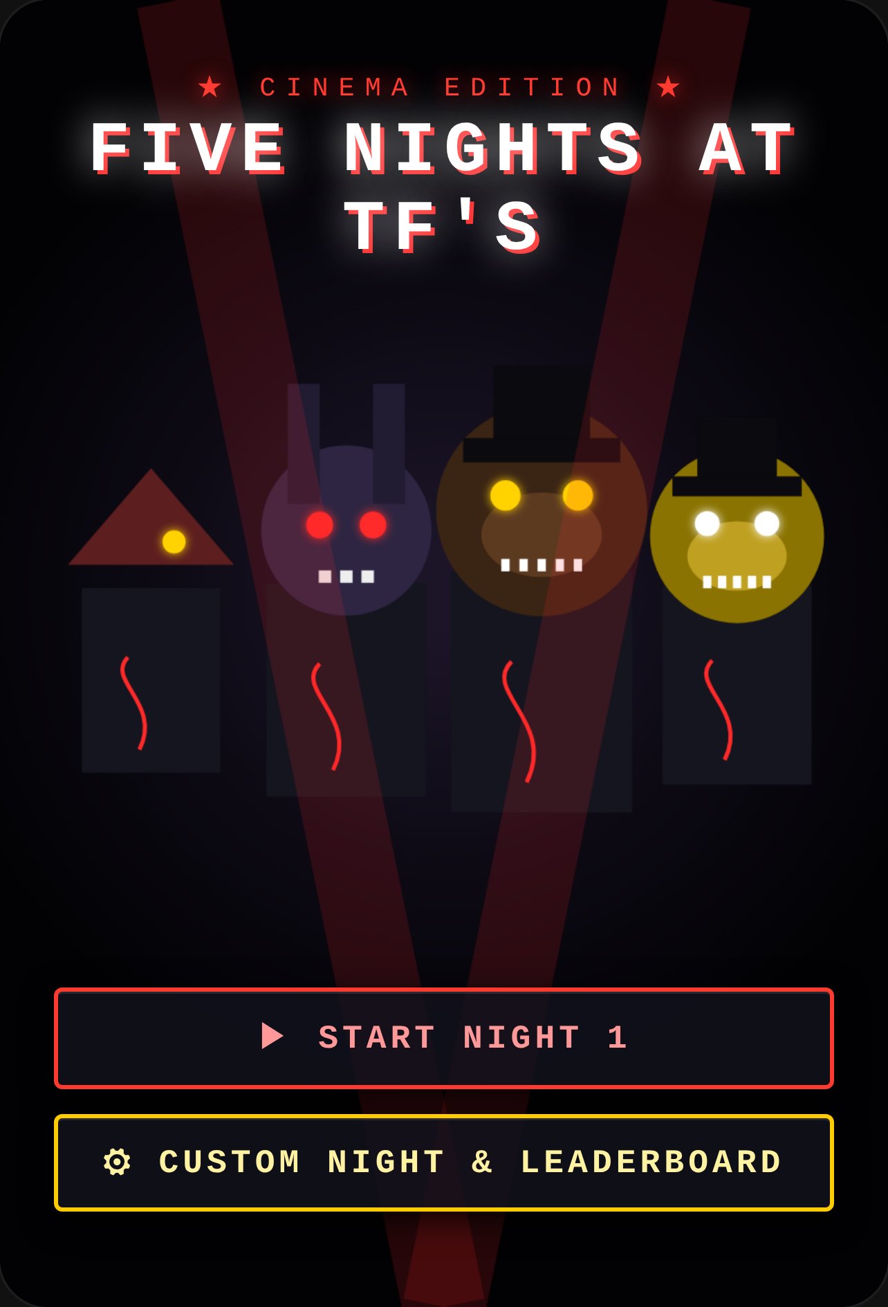 Five Nights at TF's: chapter 1 cover