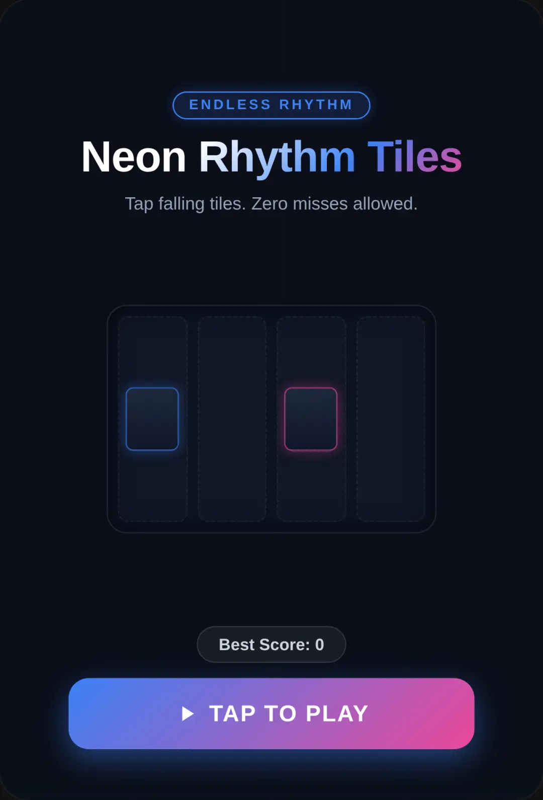 Neon Rhythm Tiles cover
