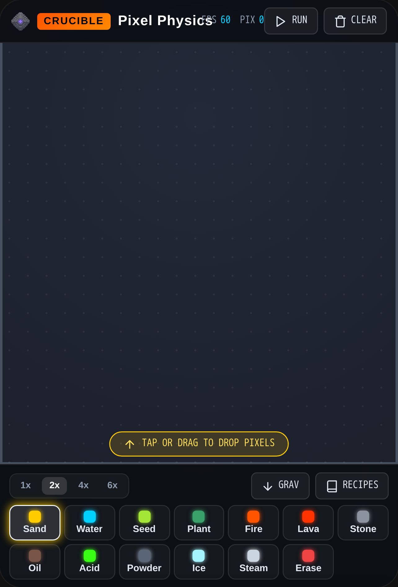 Crucible — Elemental Physics Sandbox cover