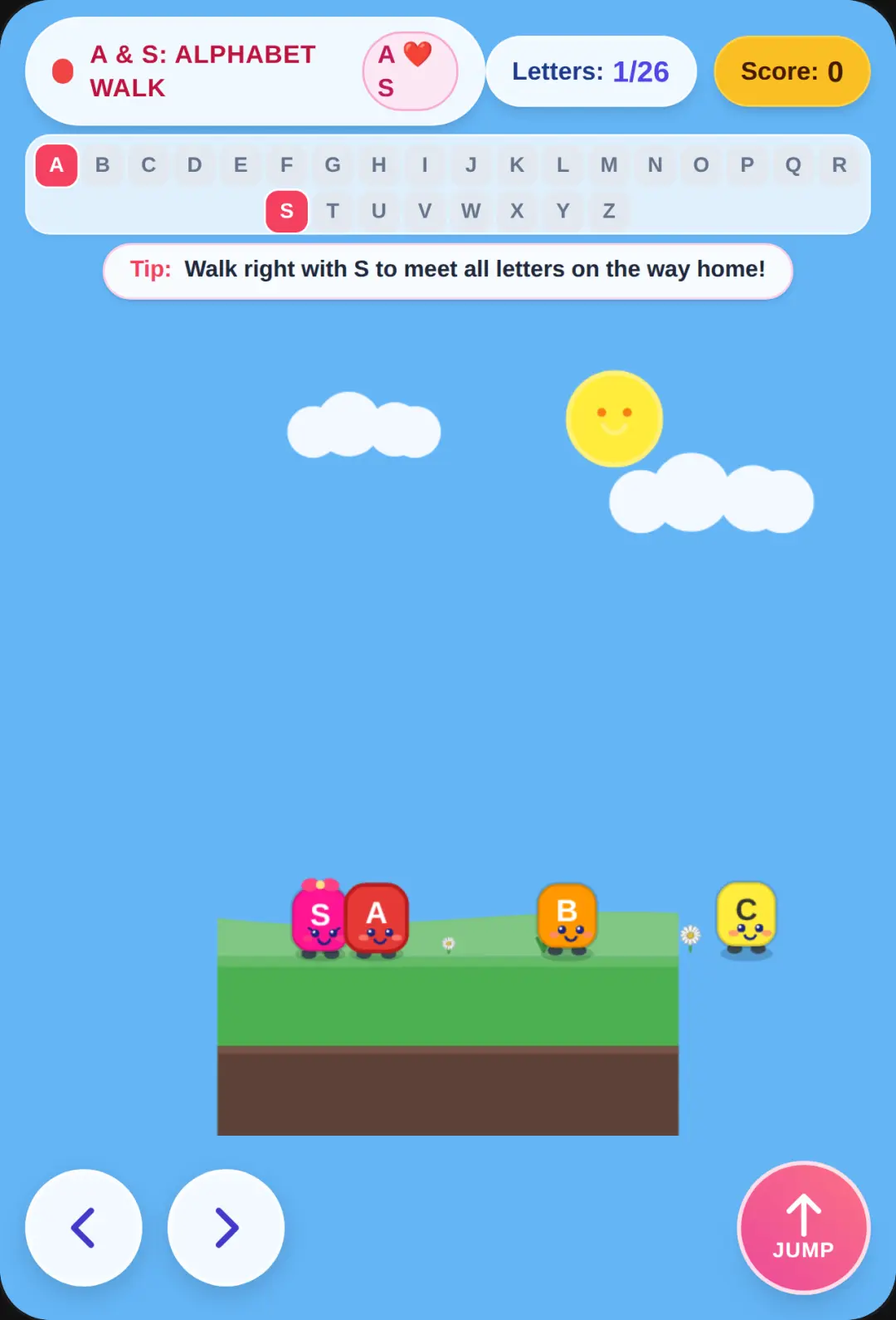 A & S: Alphabet Walk cover