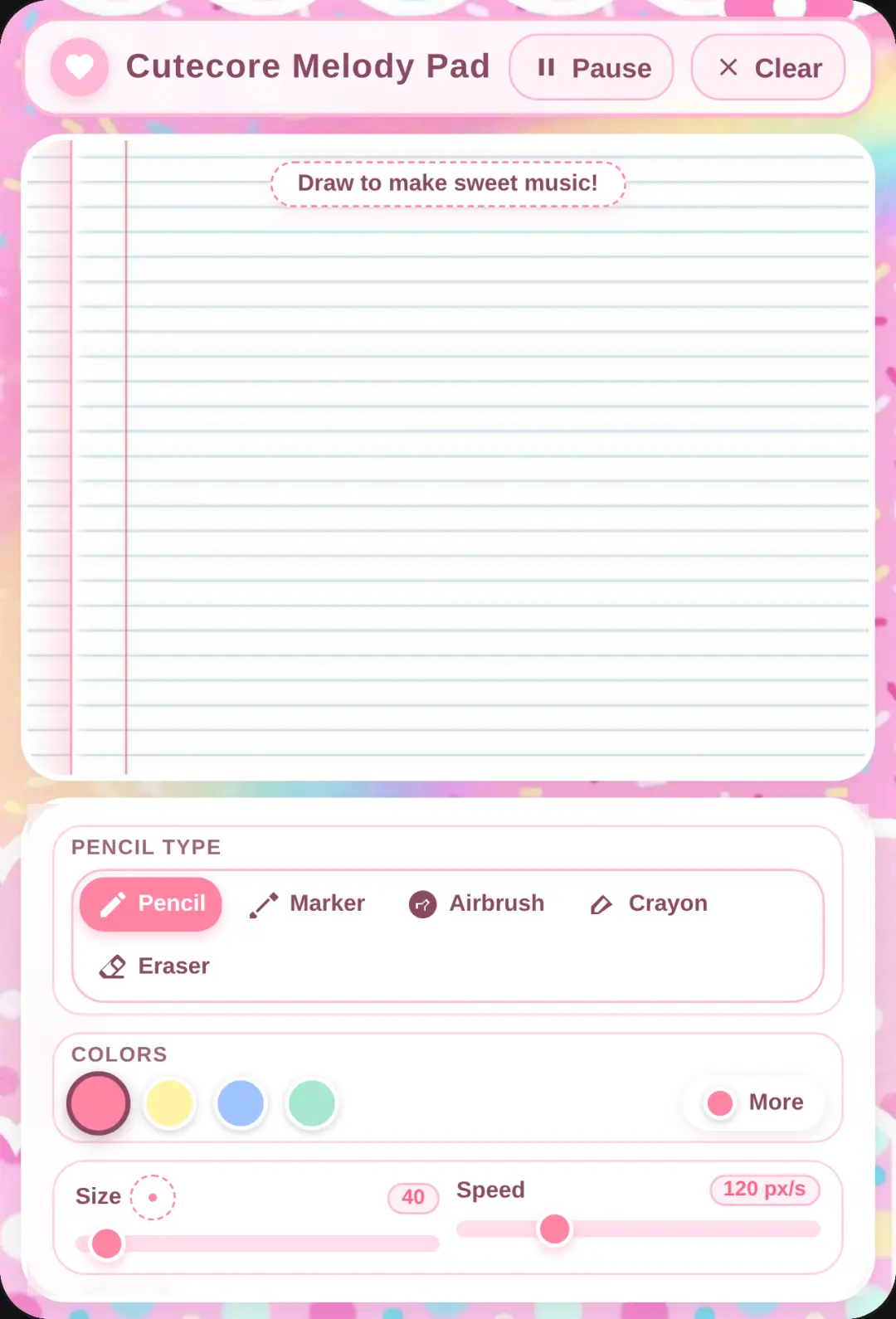 Cutecore Melody Pad cover