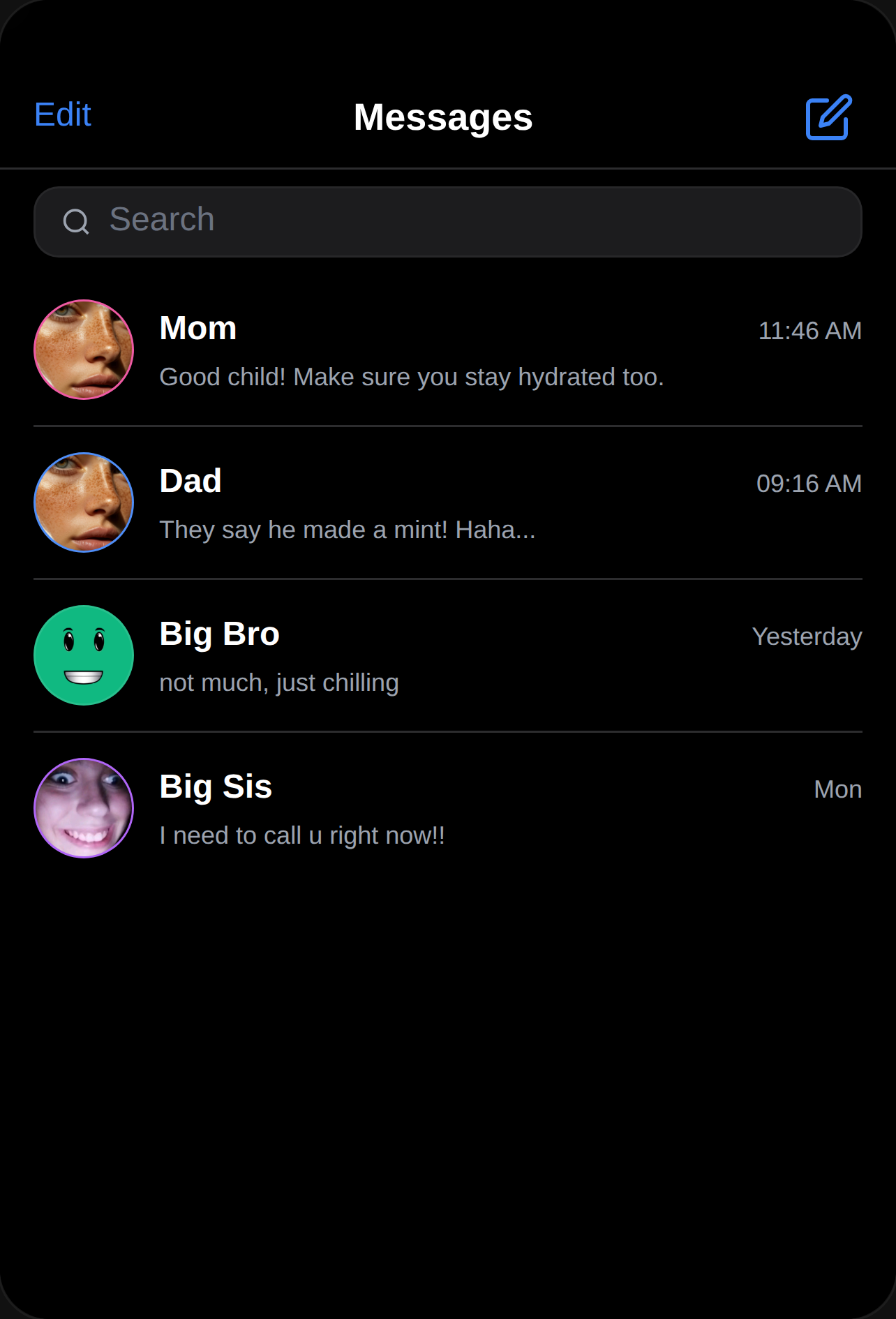 Family Chat - Messages cover