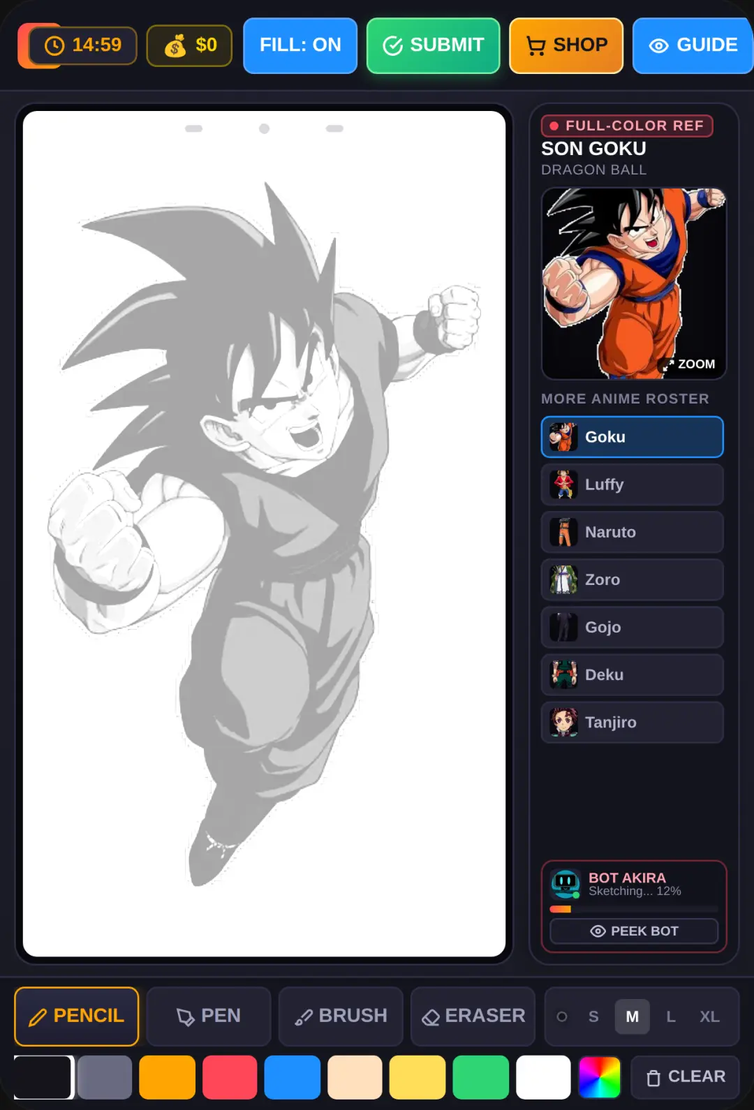 Anime Sketch Studio - Bot Art Battle cover