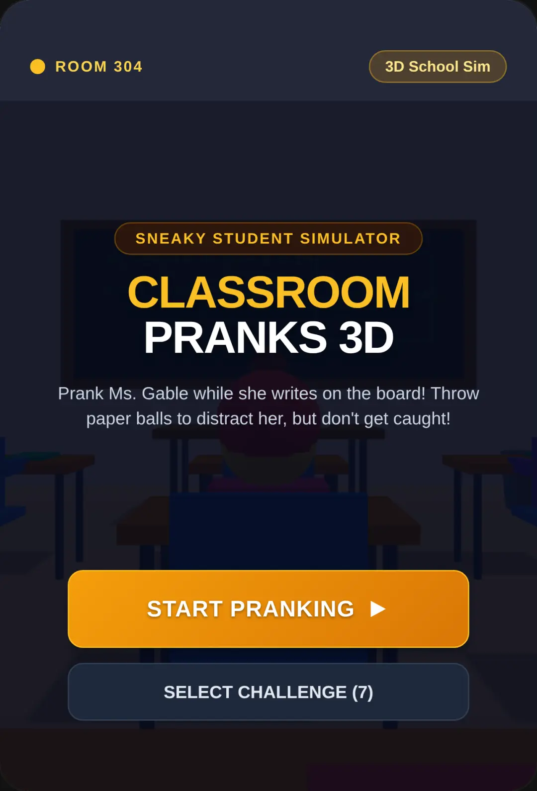 Classroom Pranks 3D cover