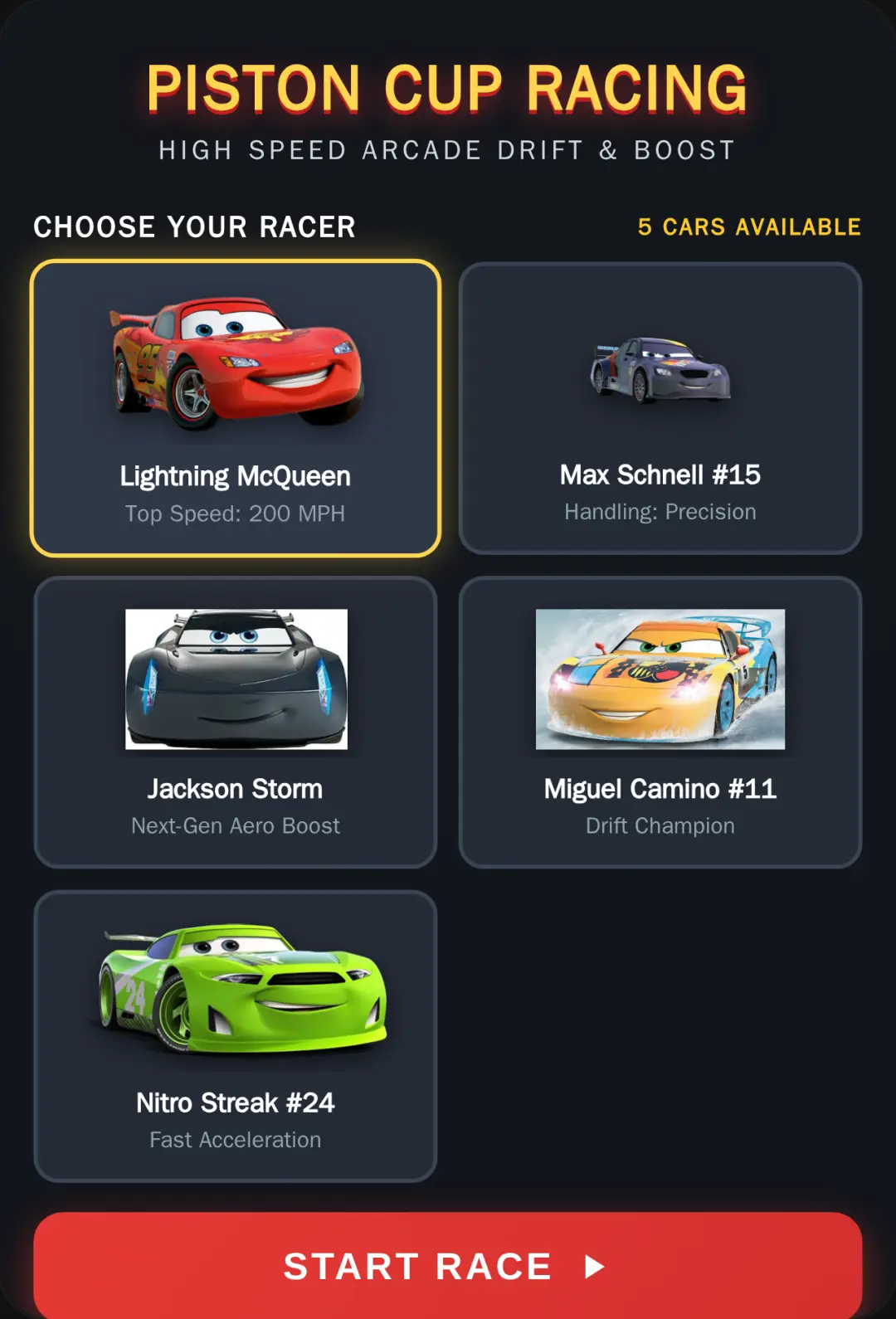 Piston Cup: Arcade Speed cover