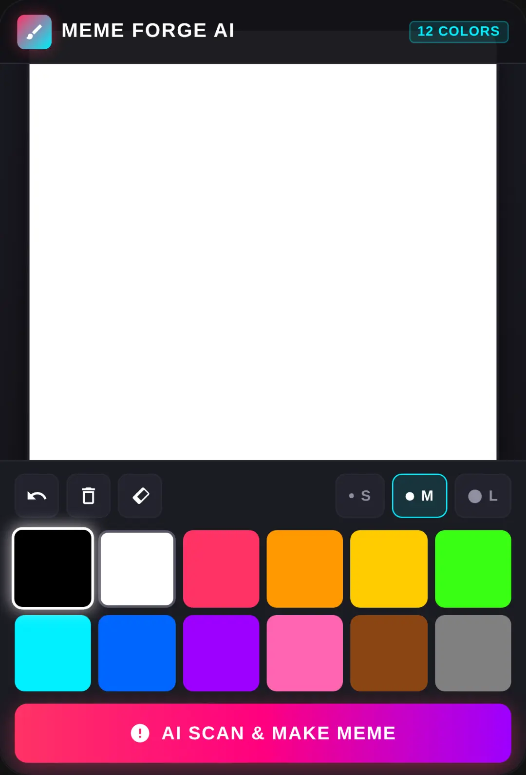 Meme Forge AI - 12 Color Meme Studio cover