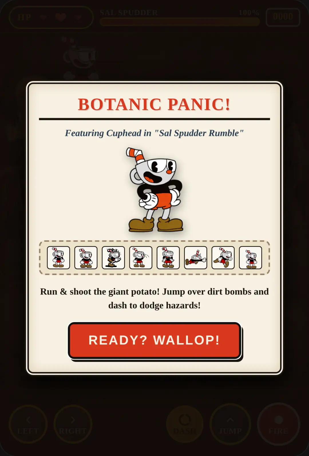 Cuphead: Botanic Panic! cover