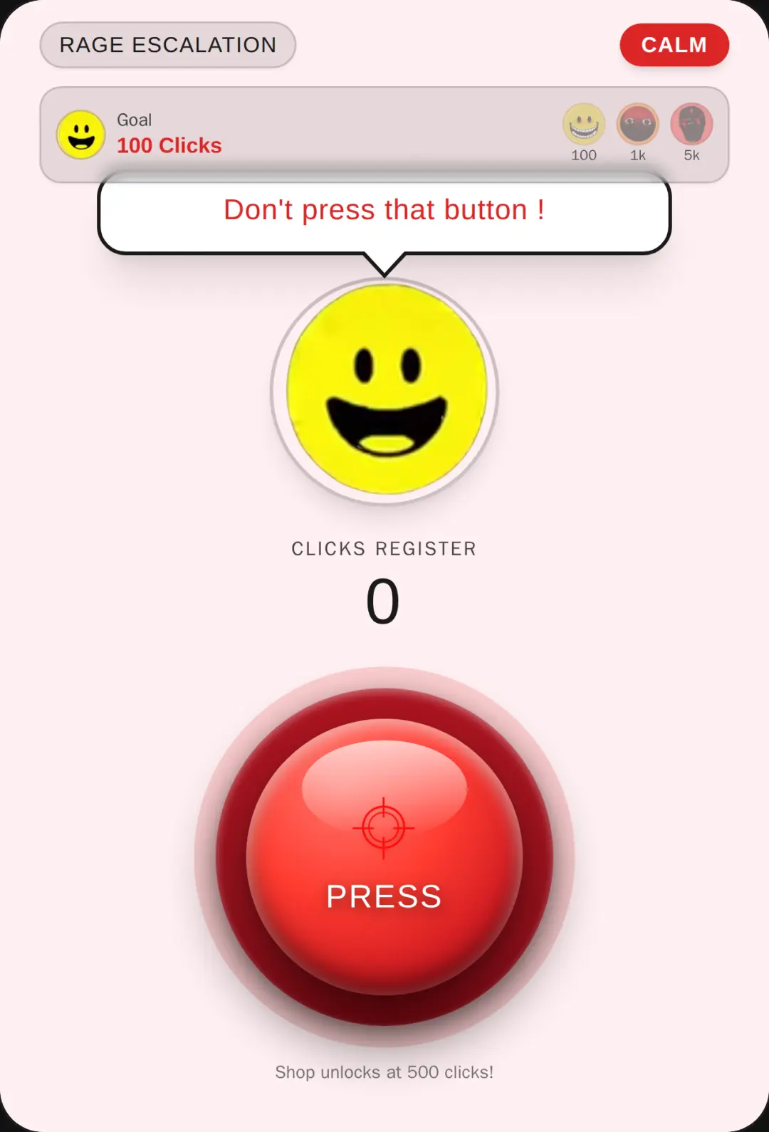 Don't Press The Red Button ! cover