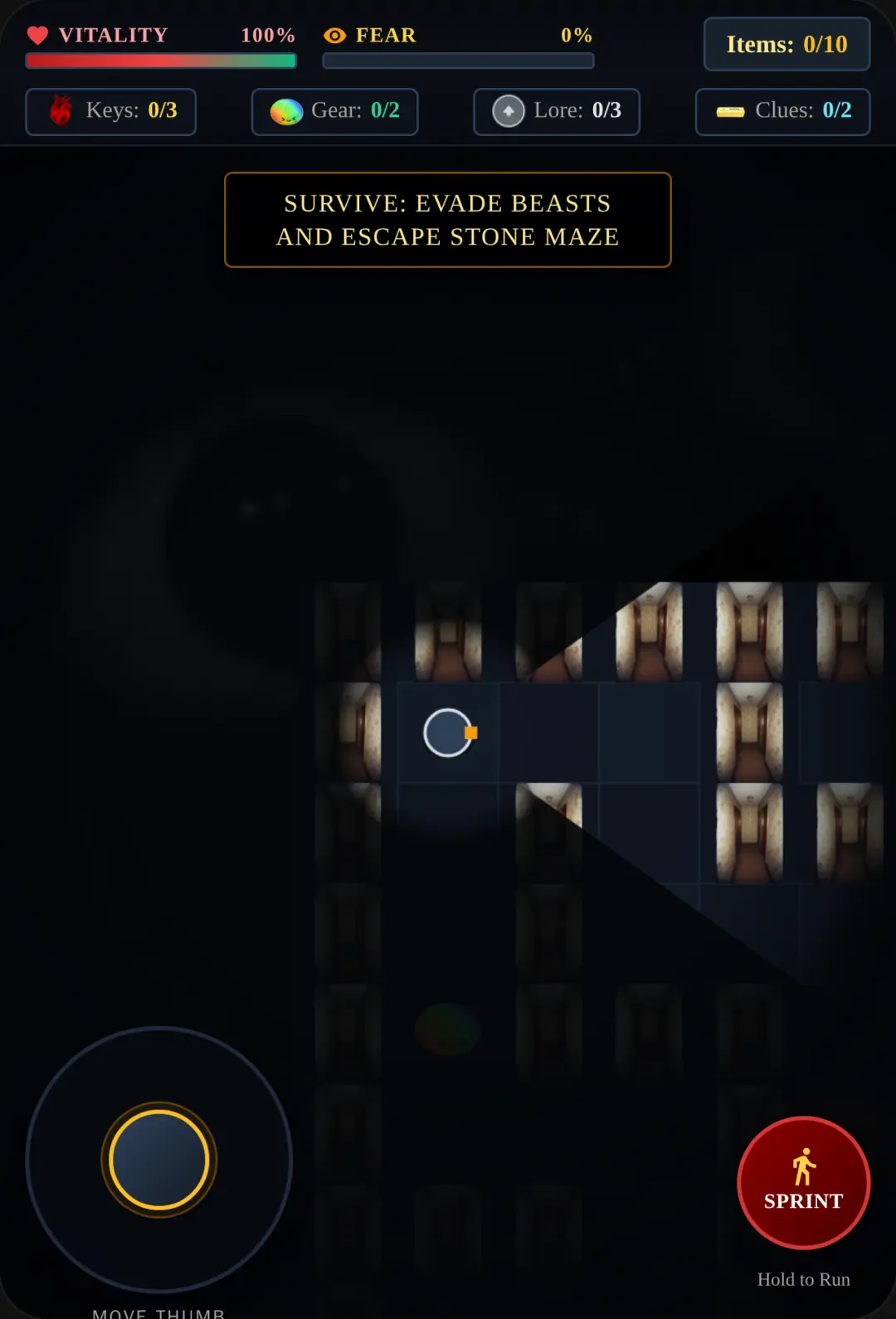 Horror Stone Maze: Night Forest cover
