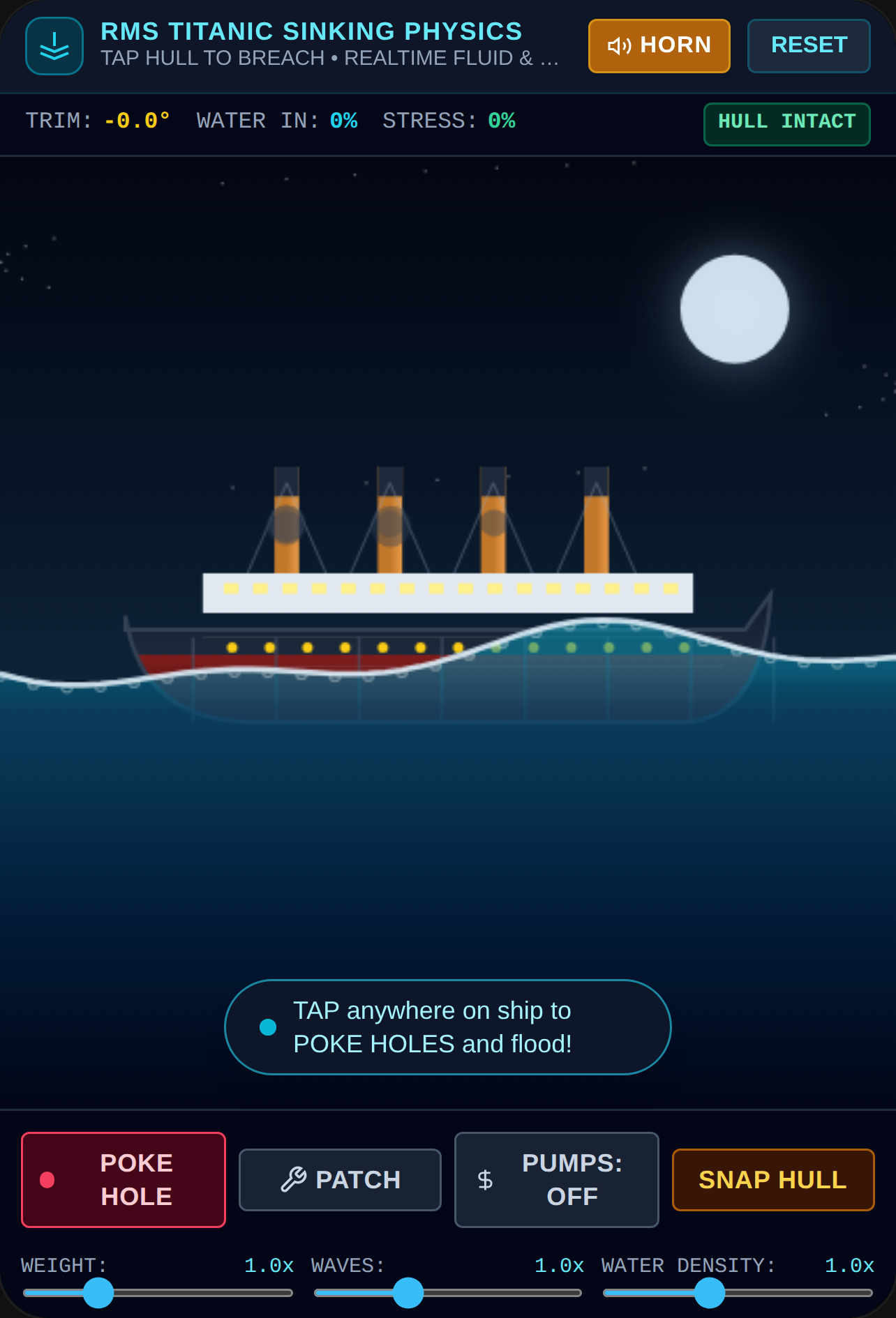 Sinking Ship Physics Simulator cover