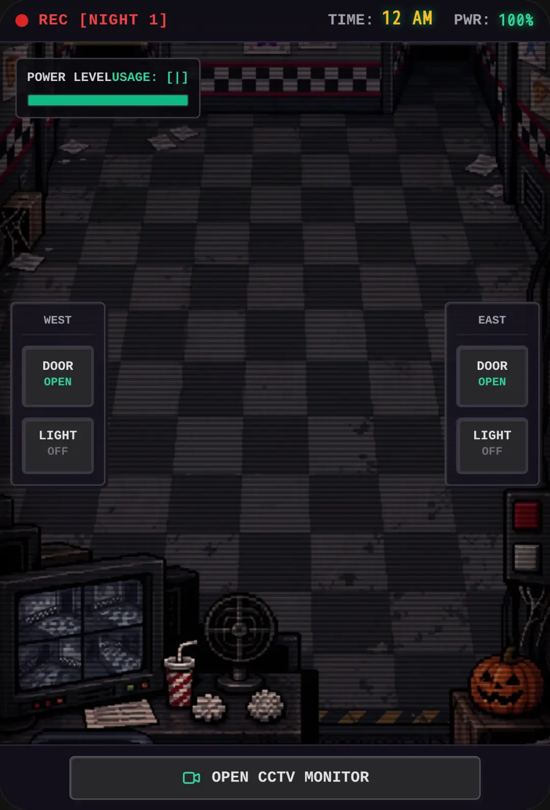Pixel Night Shift: Five Nights cover