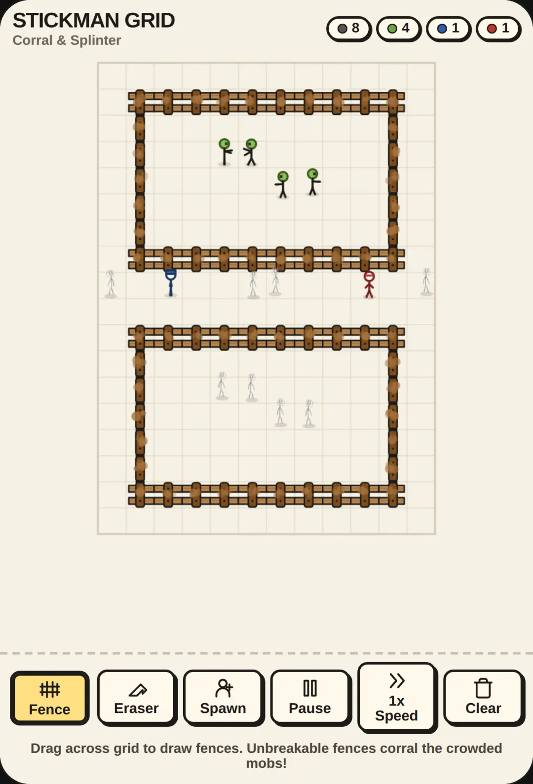Stickman Grid Sandbox cover
