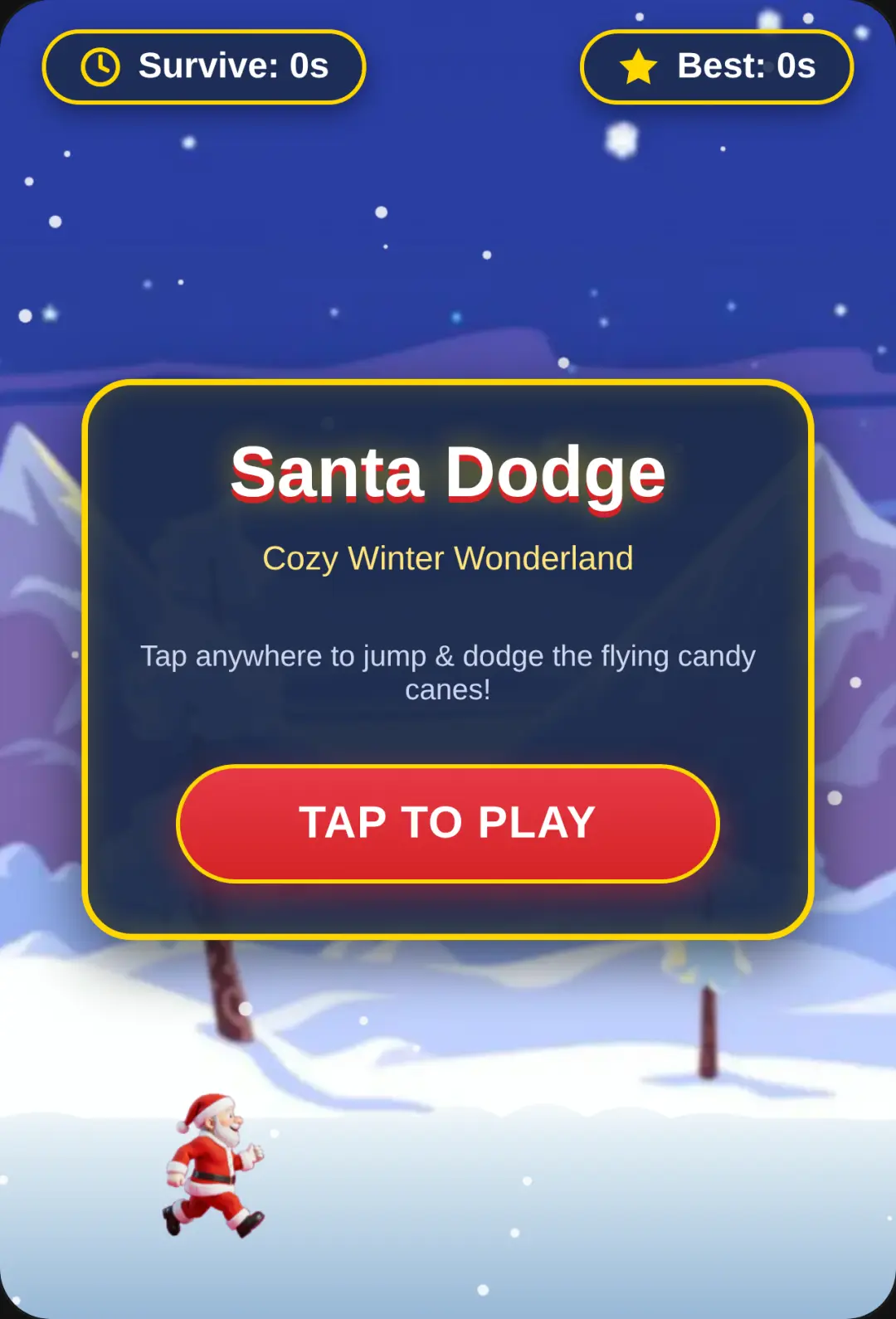 Santa Dodge: Candy Cane Dash cover