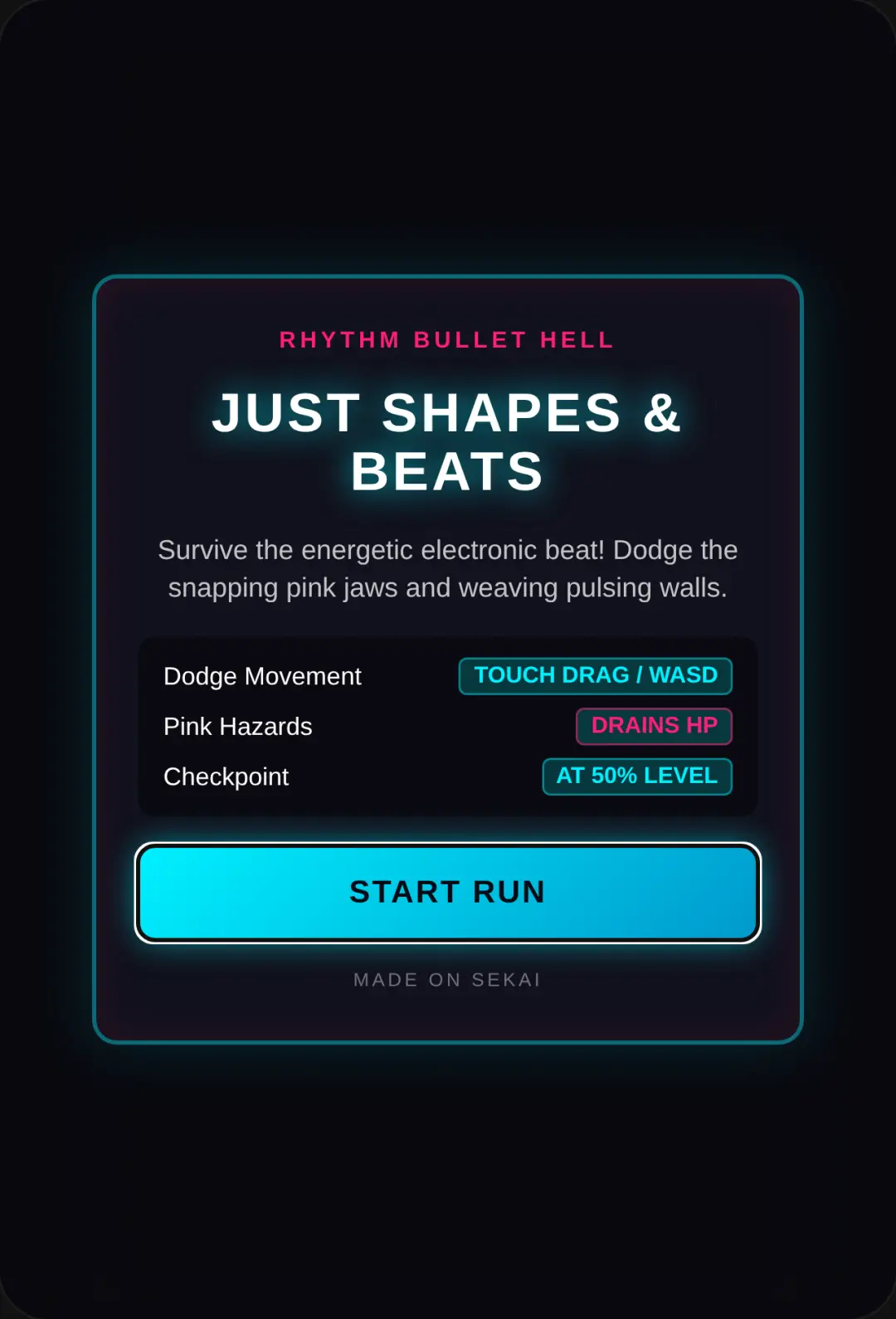 Just Shapes & Beats- Pong cover
