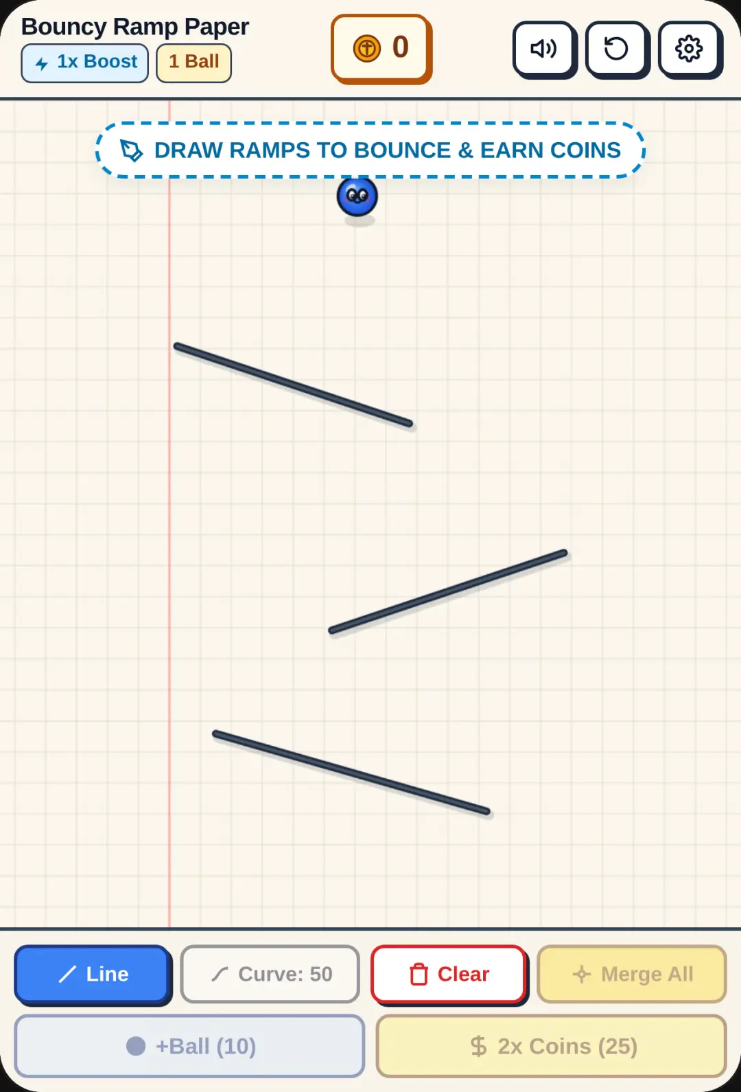 Bouncy Ramp Paper