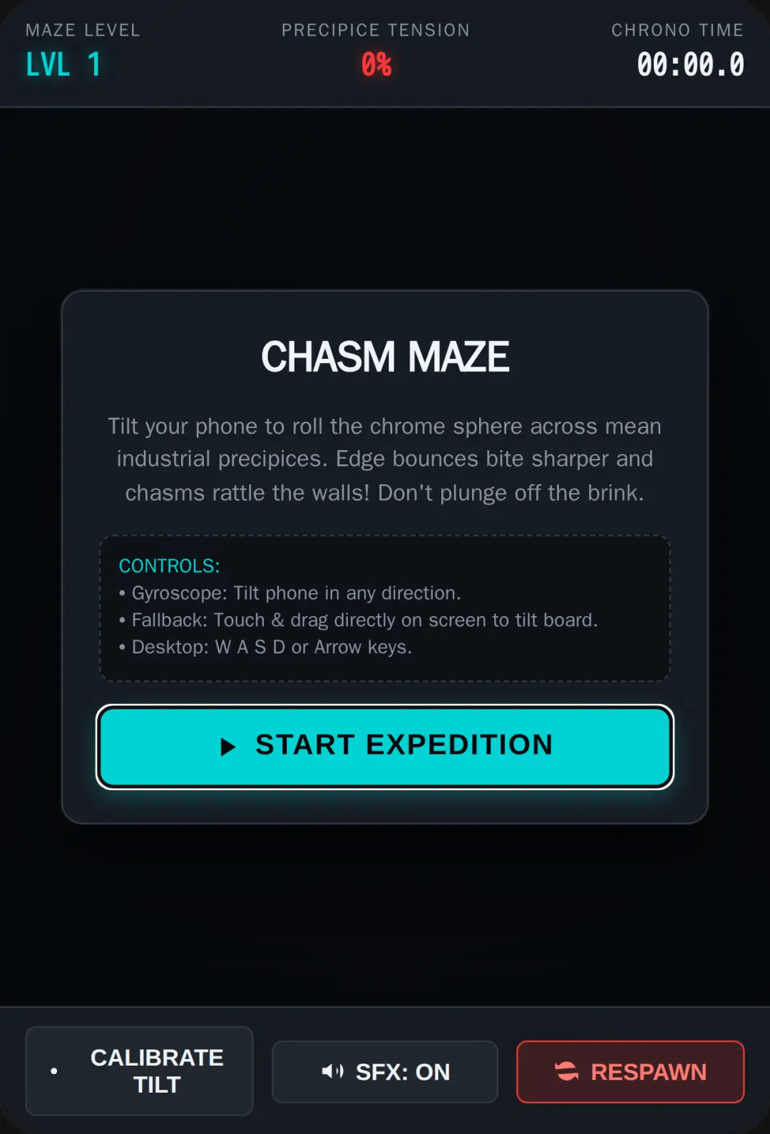 Chasm Maze: Mean Precipice cover