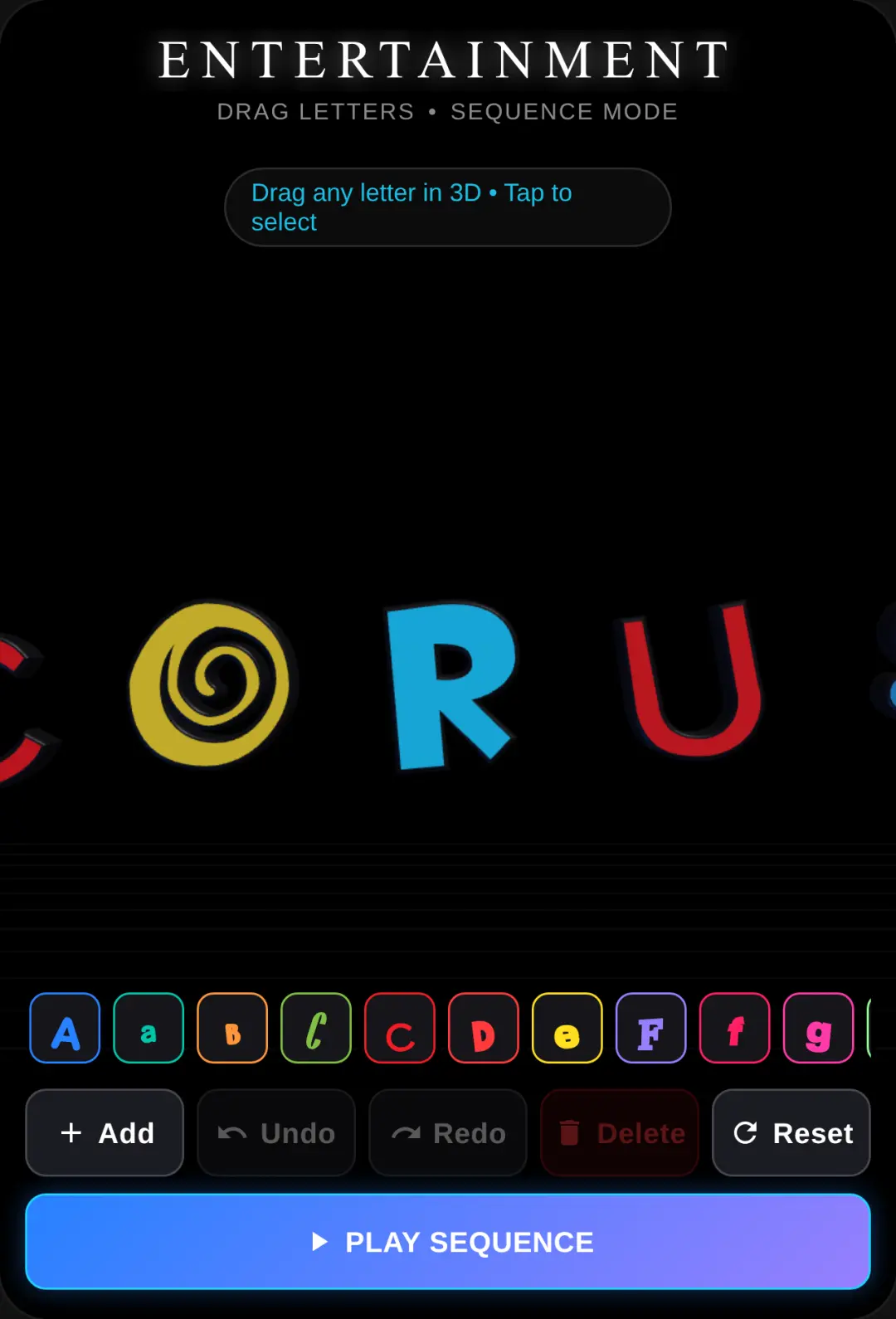 3D Corus Typographic Sandbox cover