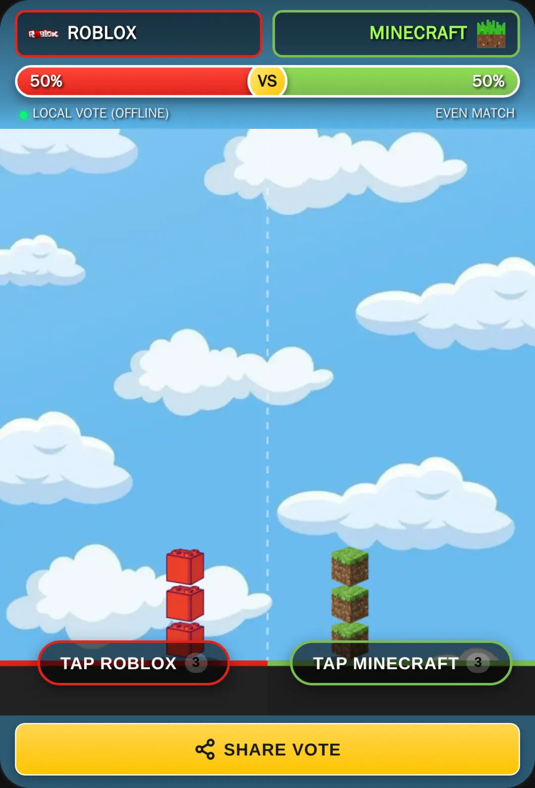 Roblox vs Minecraft cover