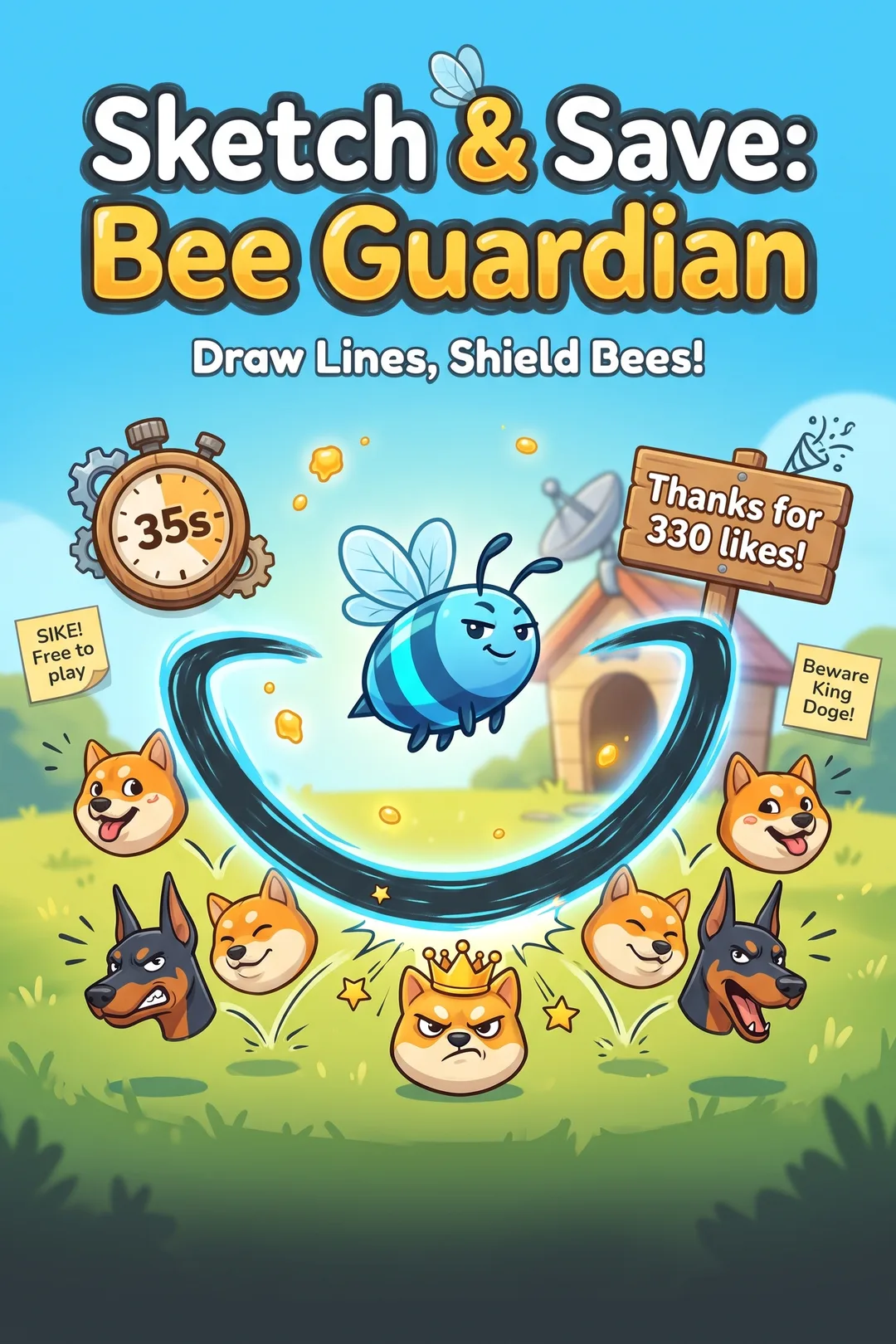 Sketch & Save: Bee Guardian