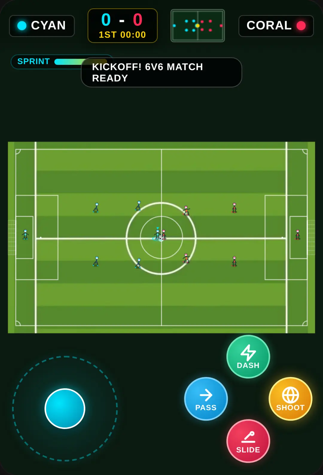 Stickman Football 6v6 cover