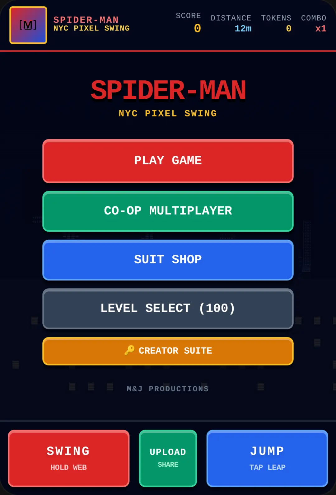 M&J Spider-Man NYC Swing cover
