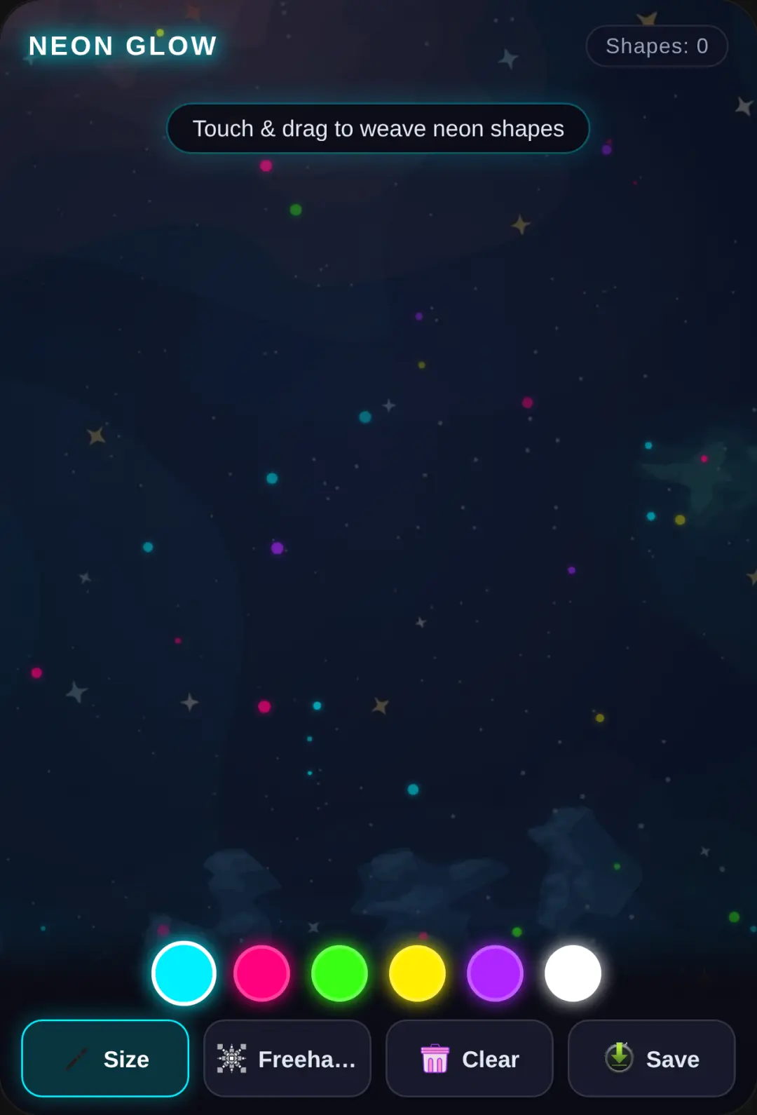 Neon Glow Shapes cover