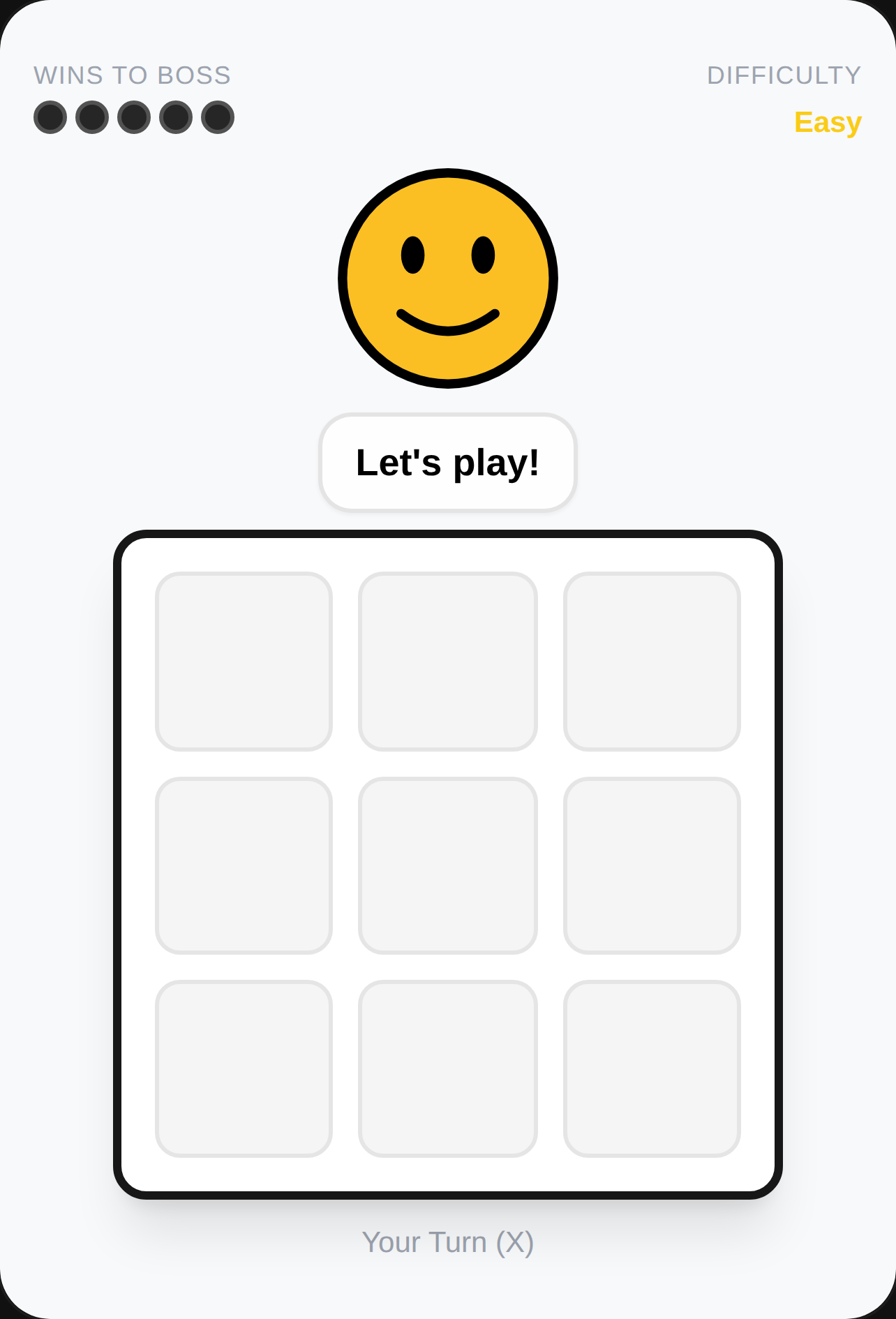 Tic Tac Toe: Smiley Boss Fight cover