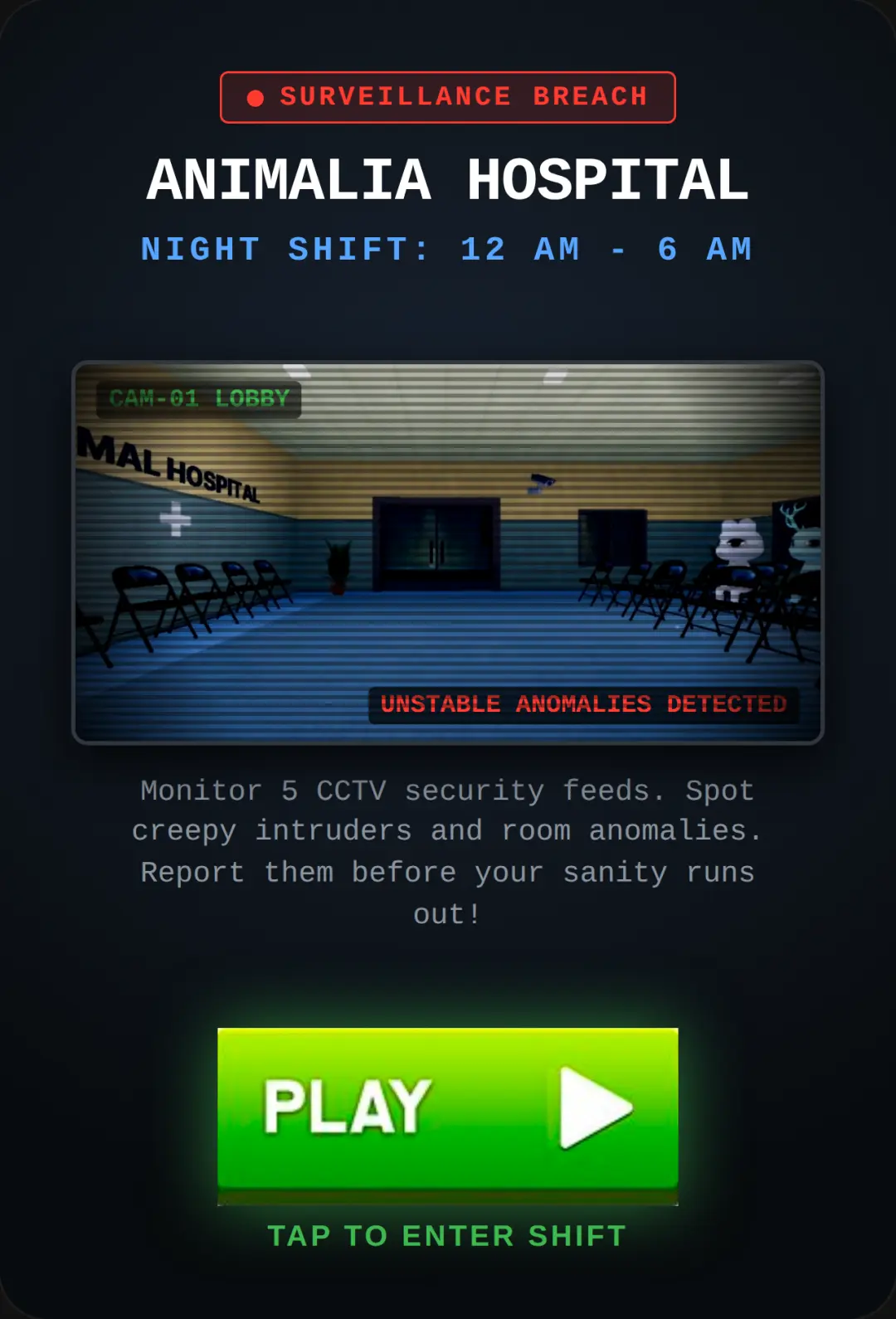 Animalia Hospital: Night Shift cover