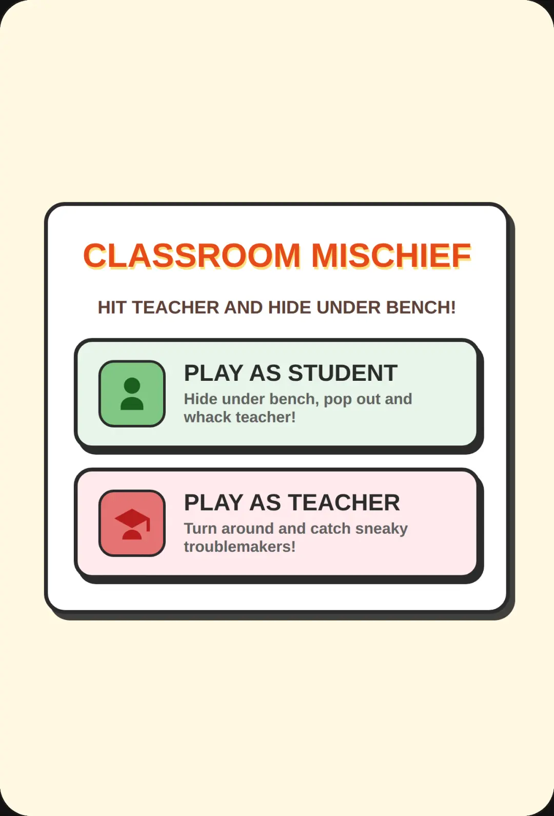 Classroom Mischief - Hit and Hide cover
