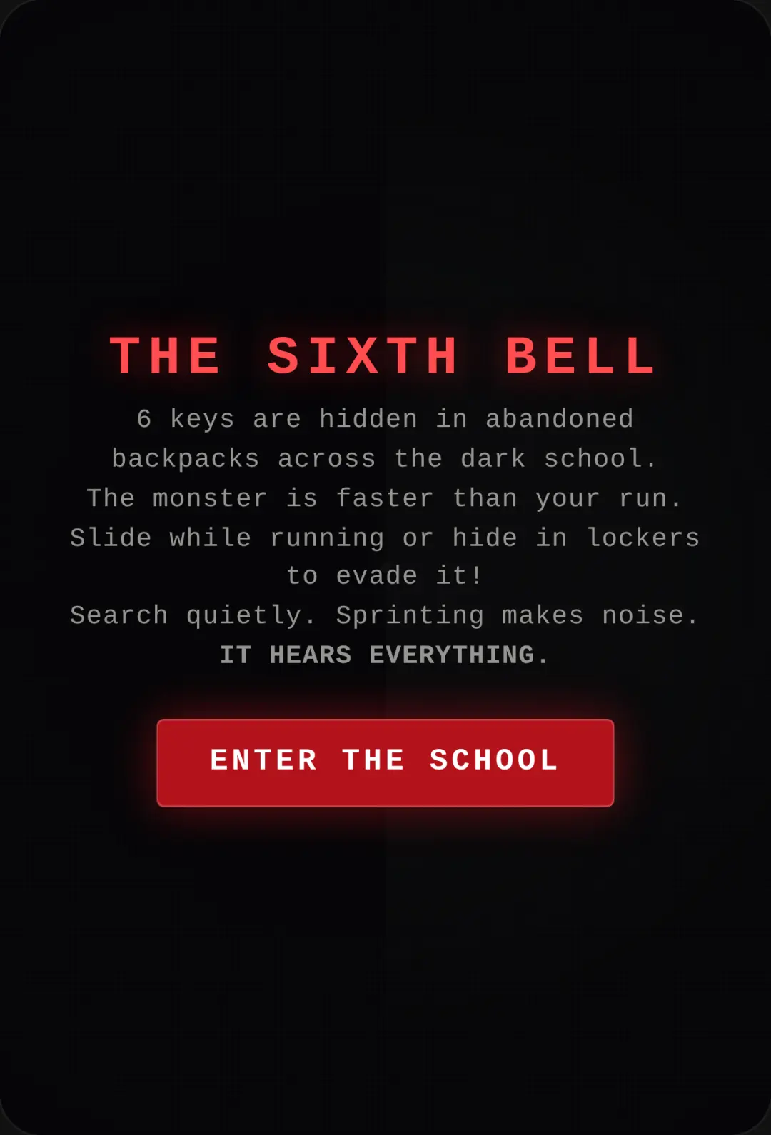 The Sixth Bell: School Horror cover