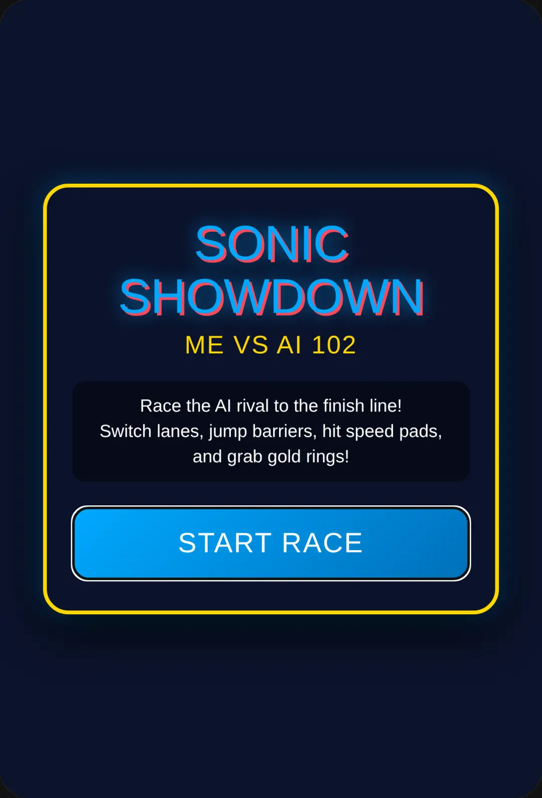 Sonic 1v1 Showdown cover