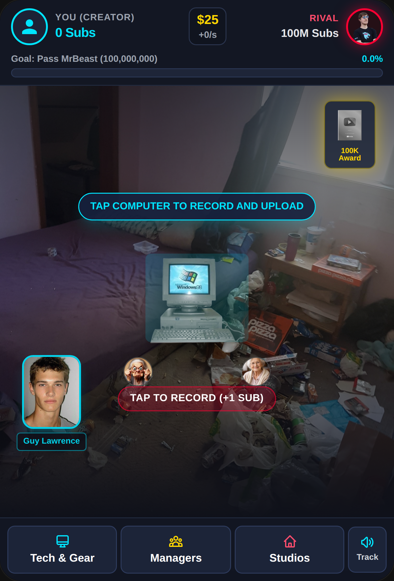 Beat MrBeast: Streamer Tycoon cover