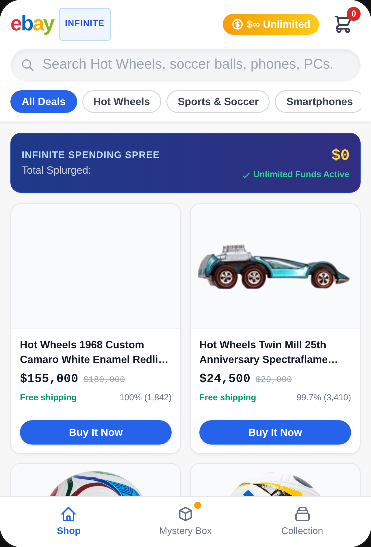 eBay Unlimited Shopping Spree cover