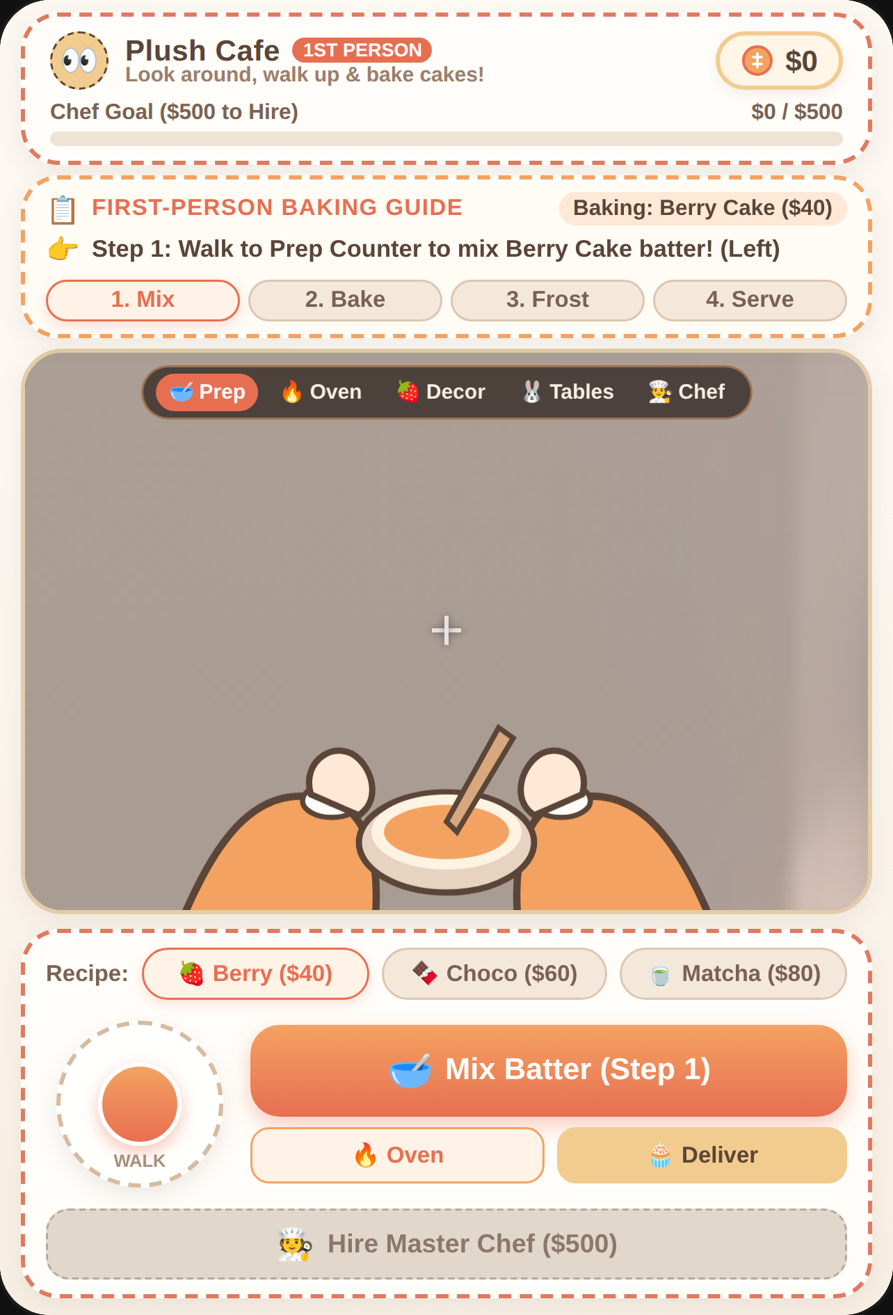 Plush Cafe Simulator - First Person Baker cover