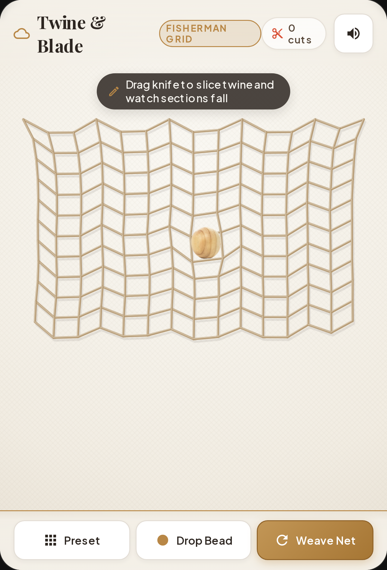 Twine and Blade Net Cutting Toy cover