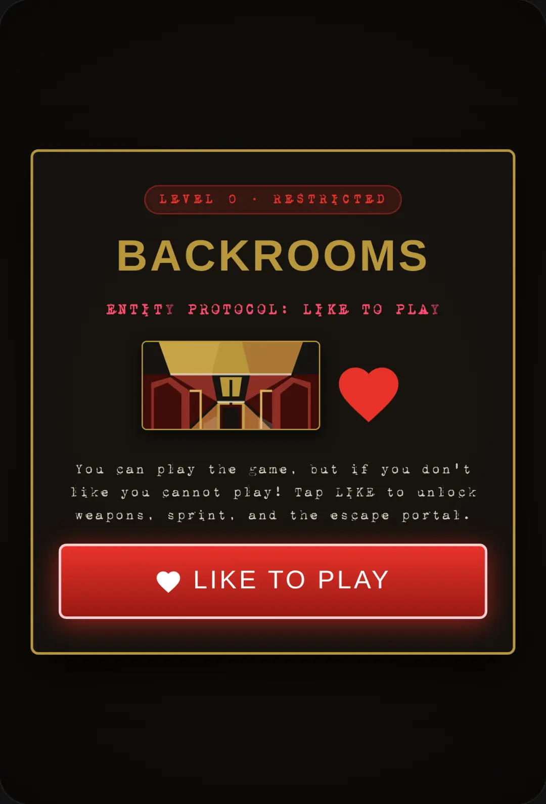 Backrooms: Entity Escape cover