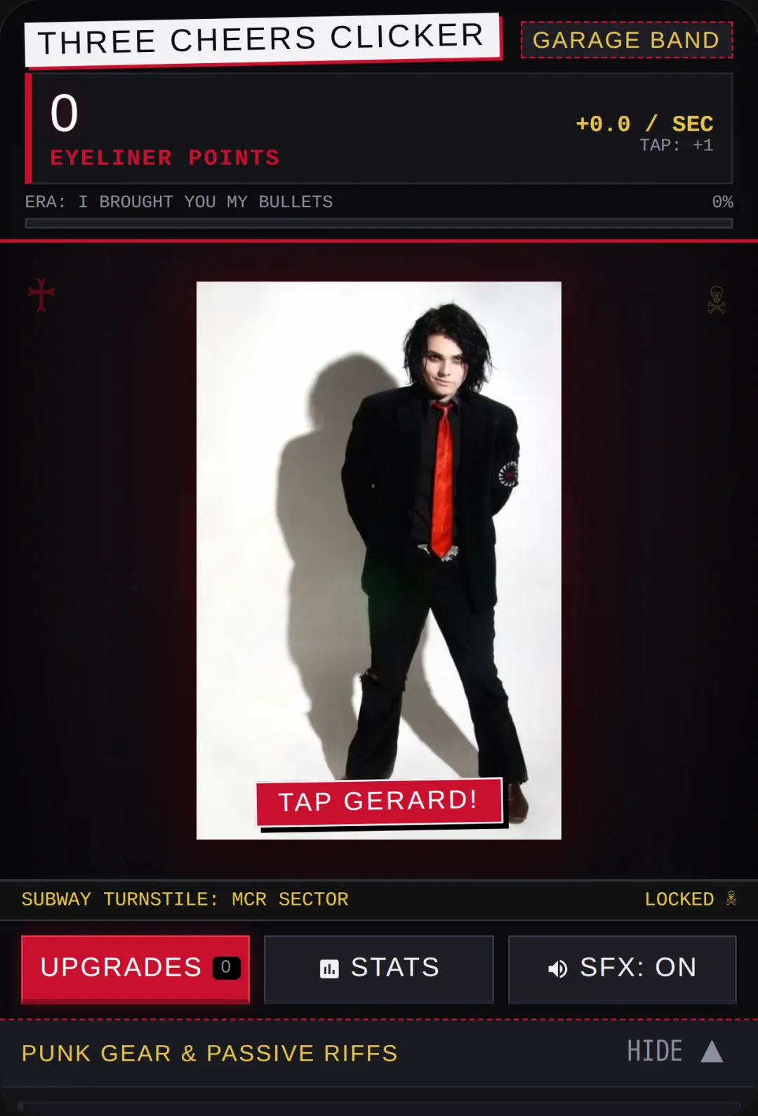 Gerard Way: Emo Revenge Clicker cover