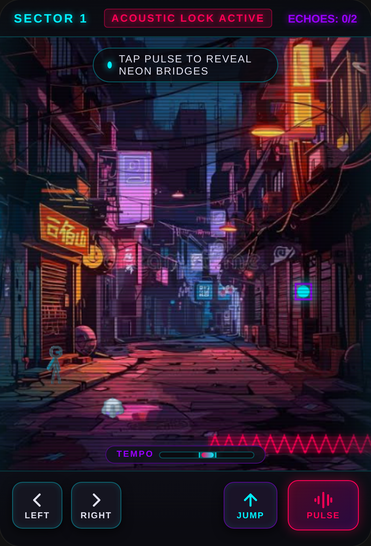 Echo Bound - The sounds you make helps you The main twist: You don't attack enemies with weapons you use sound itself as your main tool. The environment listens to everything you do. cover