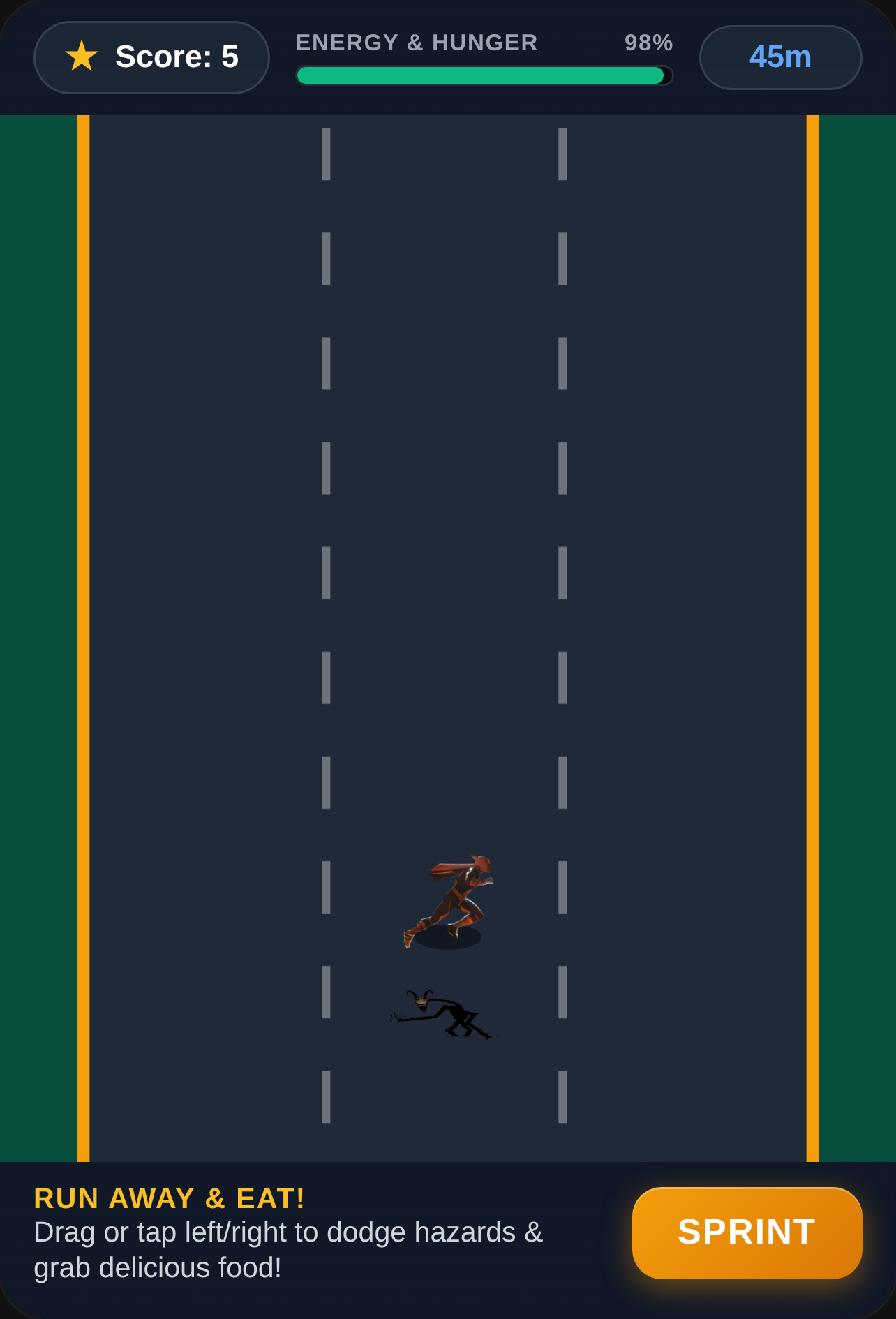 Run Away and Get Food! cover
