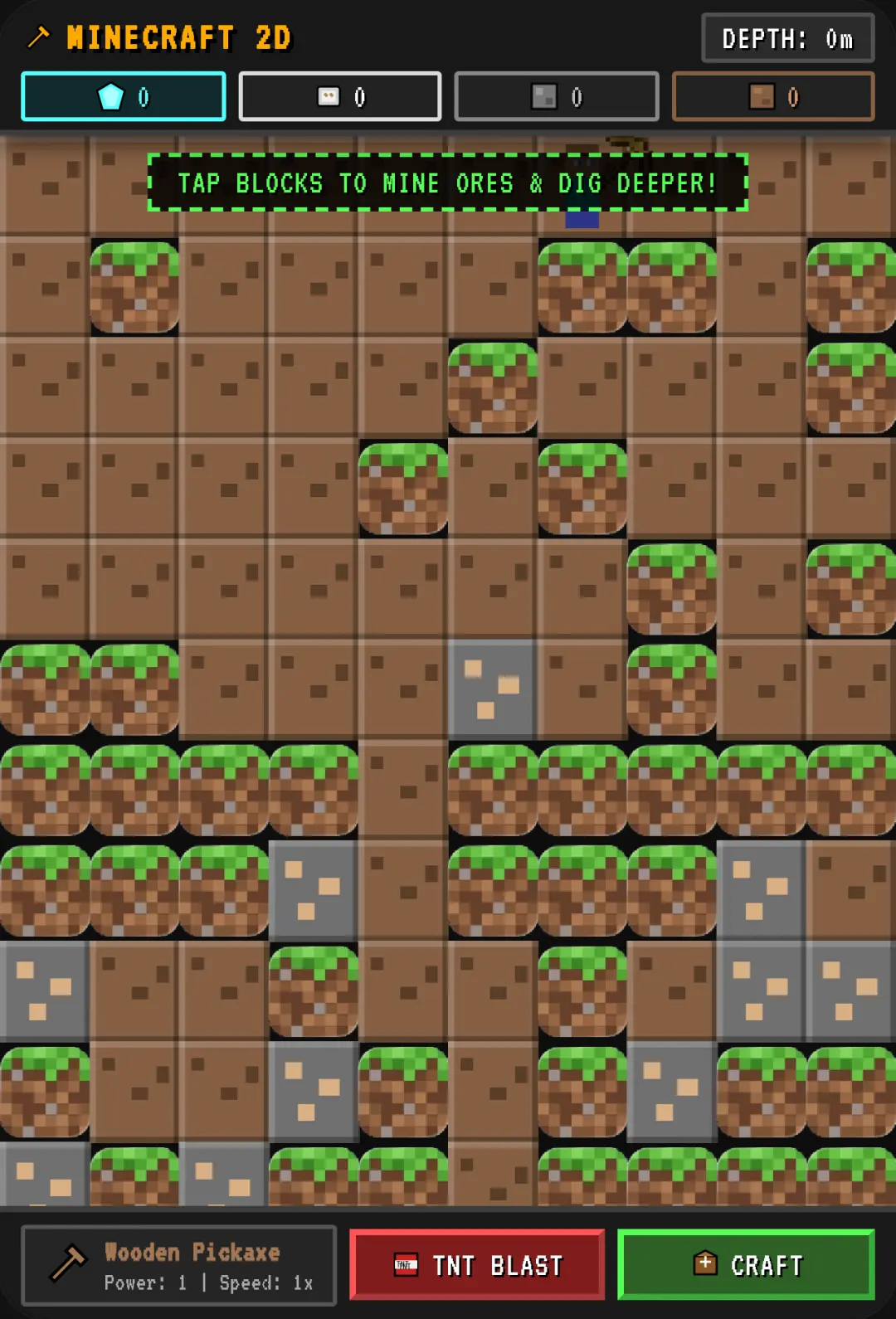Minecraft 2D Infinite Mining cover