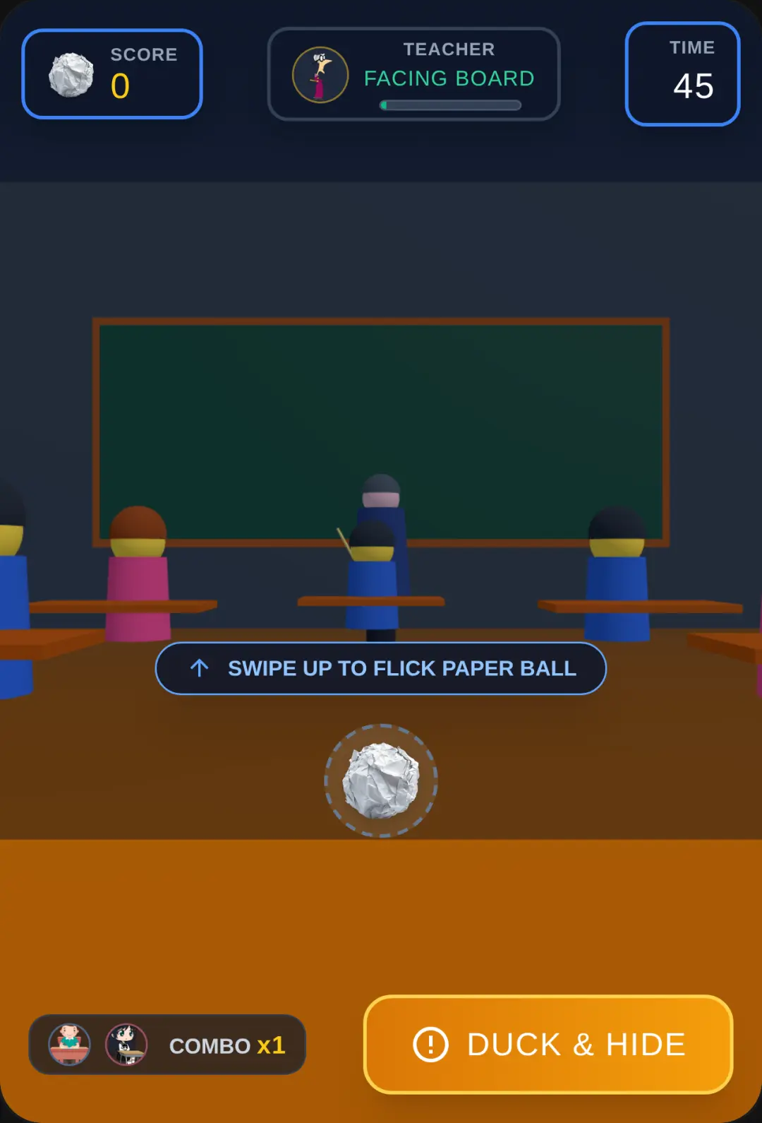 Paper Toss Classroom 3D cover